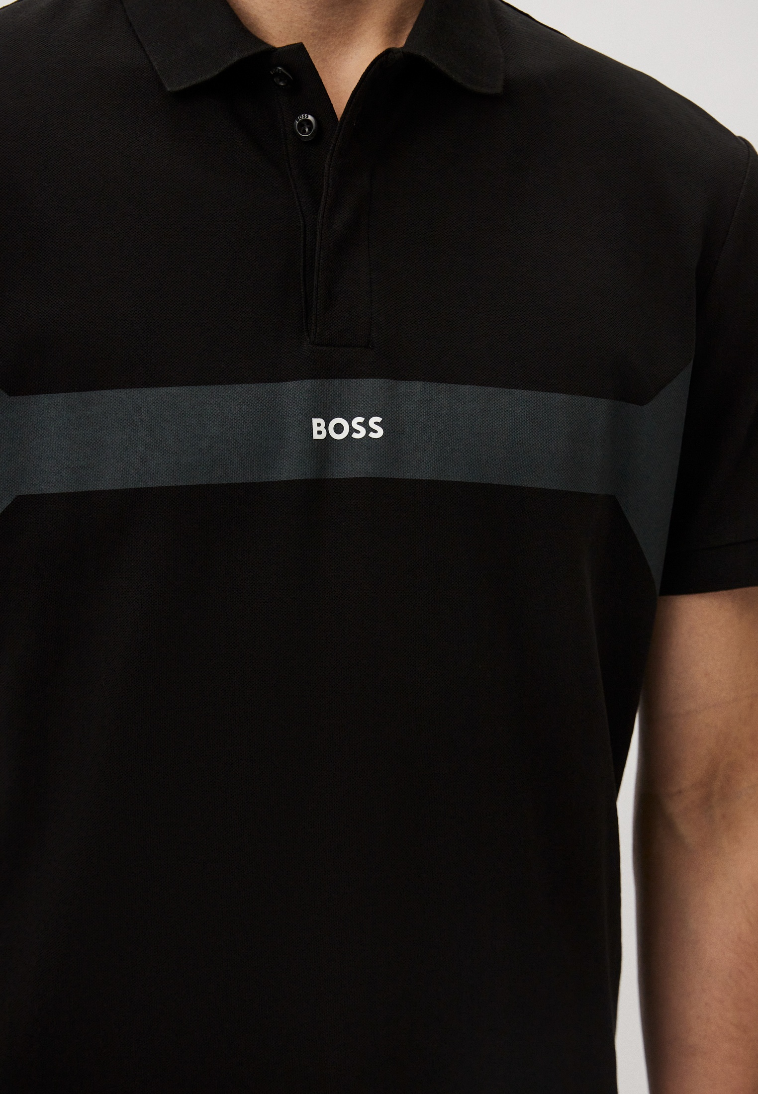 Мужские поло Boss (Босс) 50506184: изображение 4