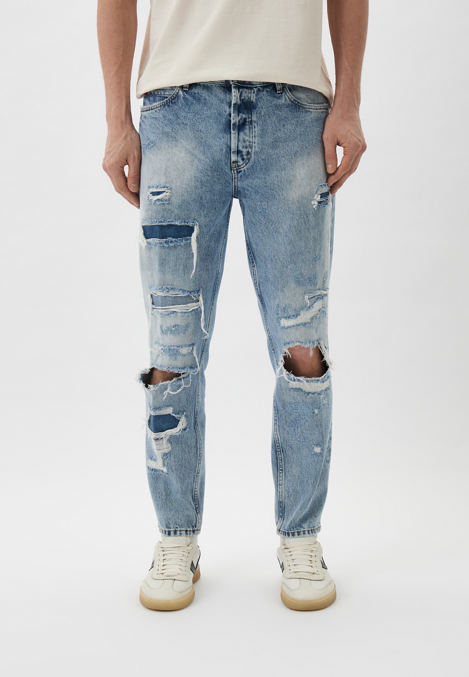 Мужские зауженные джинсы Hugo (Хуго) 50507489: изображение 2