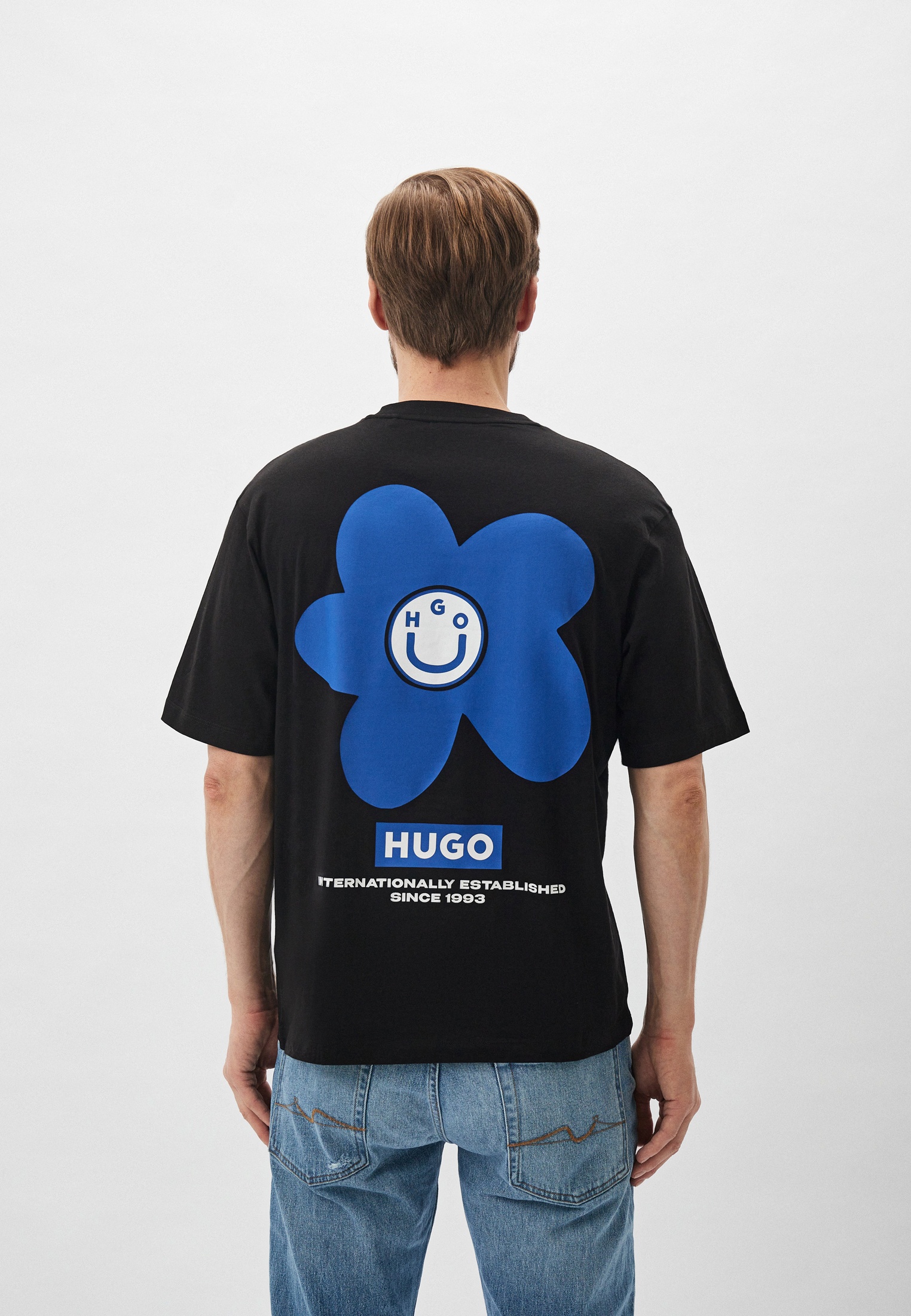 Мужская футболка Hugo (Хуго) 50513214: изображение 3