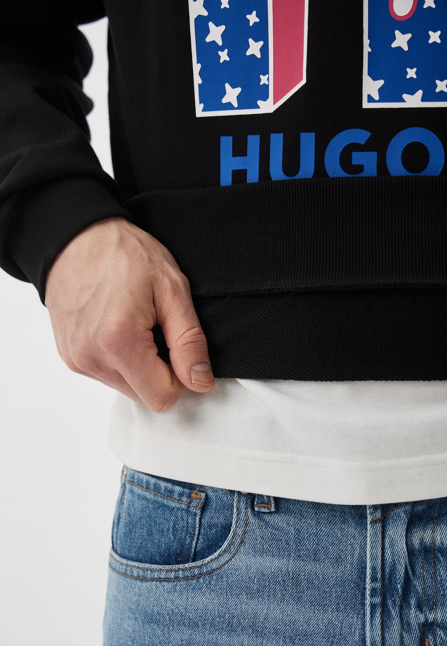 Мужская толстовка Hugo (Хуго) 50513437: изображение 4