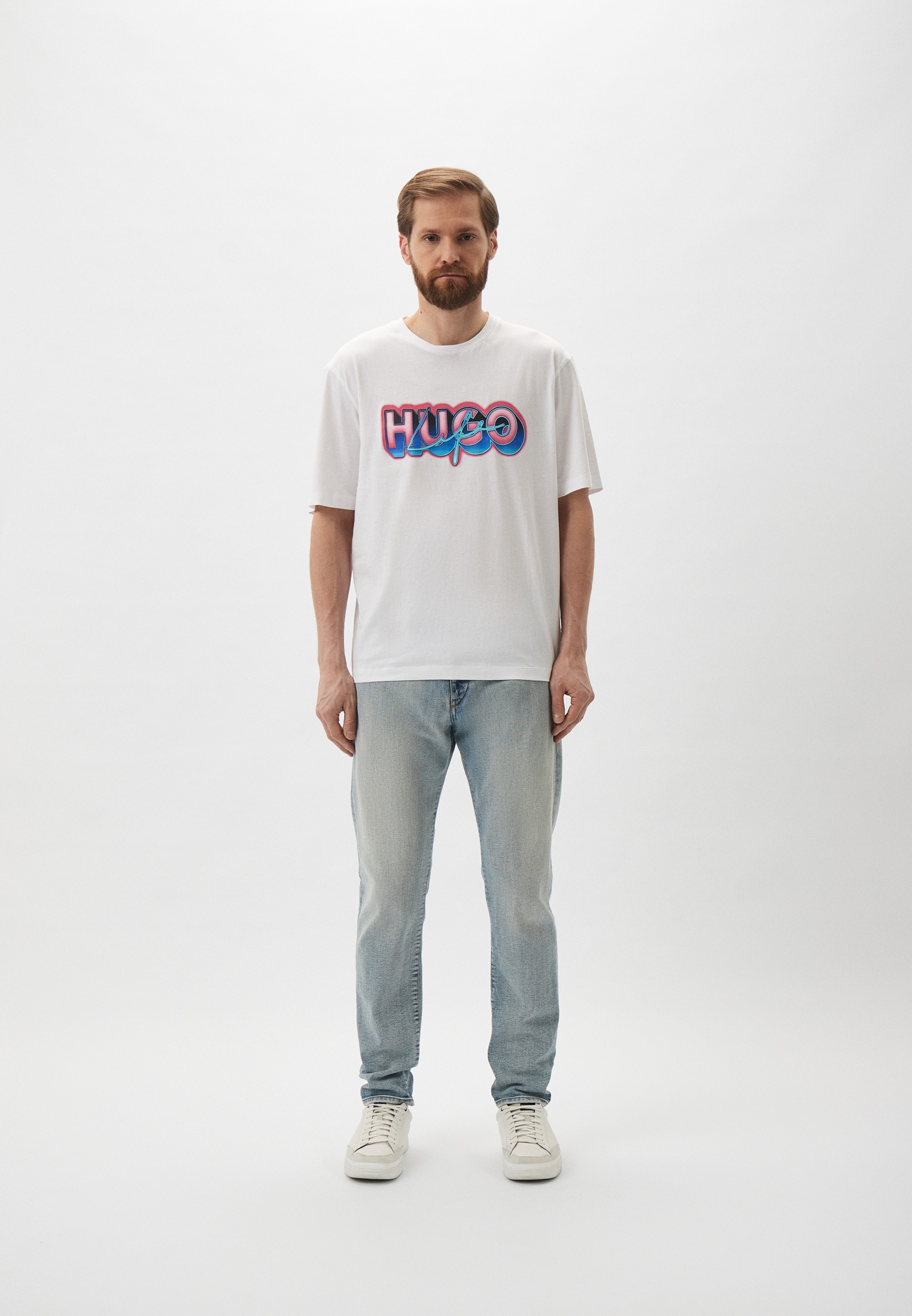 Мужская футболка Hugo (Хуго) 50515278: изображение 2