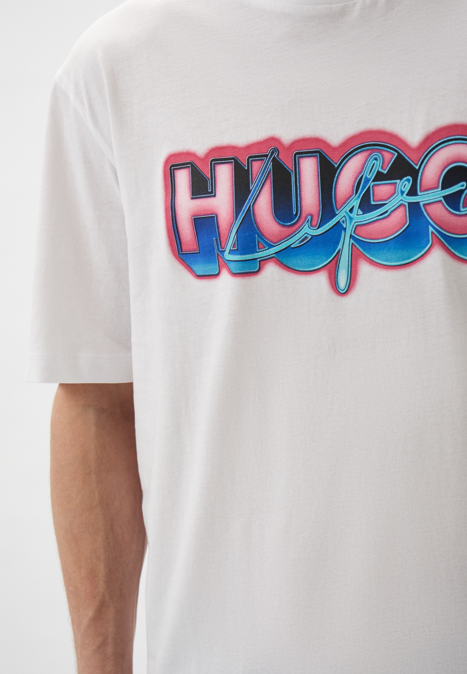 Мужская футболка Hugo (Хуго) 50515278: изображение 4