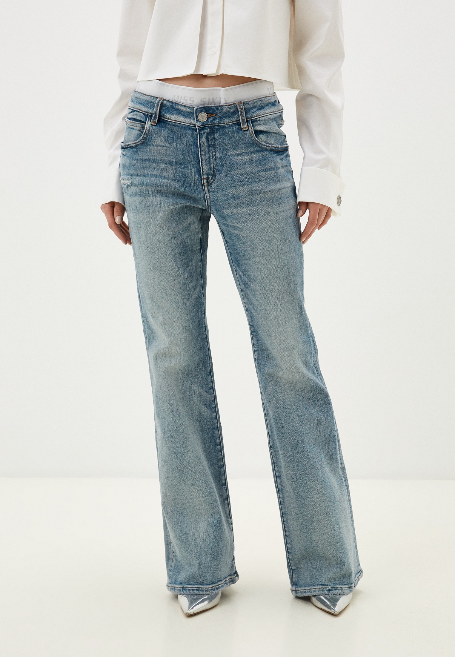 Широкие и расклешенные джинсы Miss Sixty (Мисс Сиксти) 6L1JJ2680200