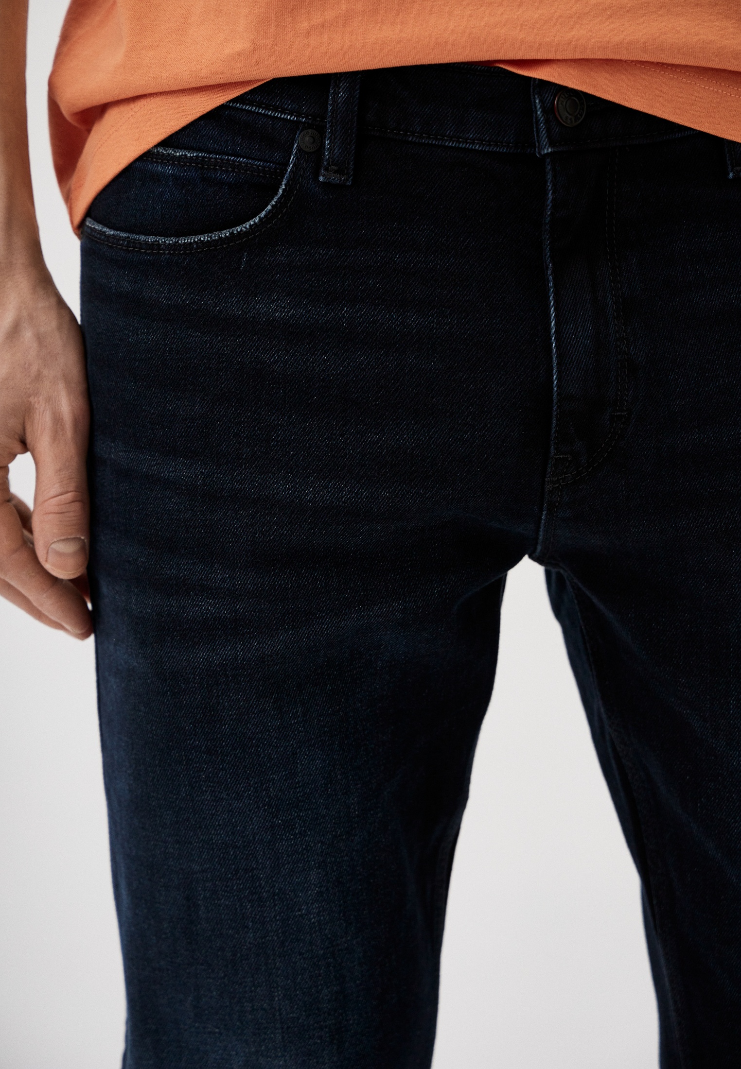 Мужские зауженные джинсы Hugo (Хуго) 50511351: изображение 4