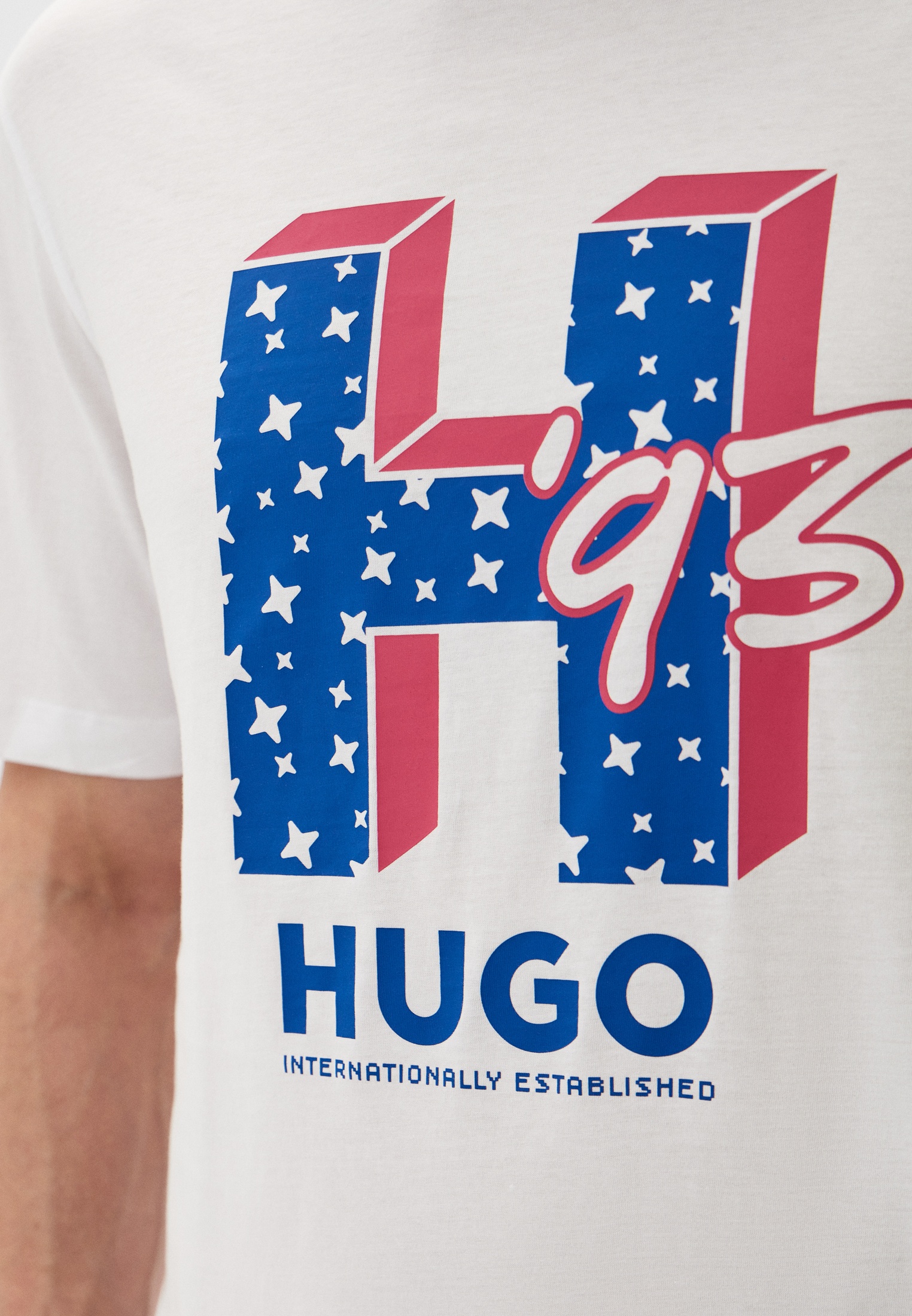 Мужская футболка Hugo (Хуго) 50513411: изображение 4