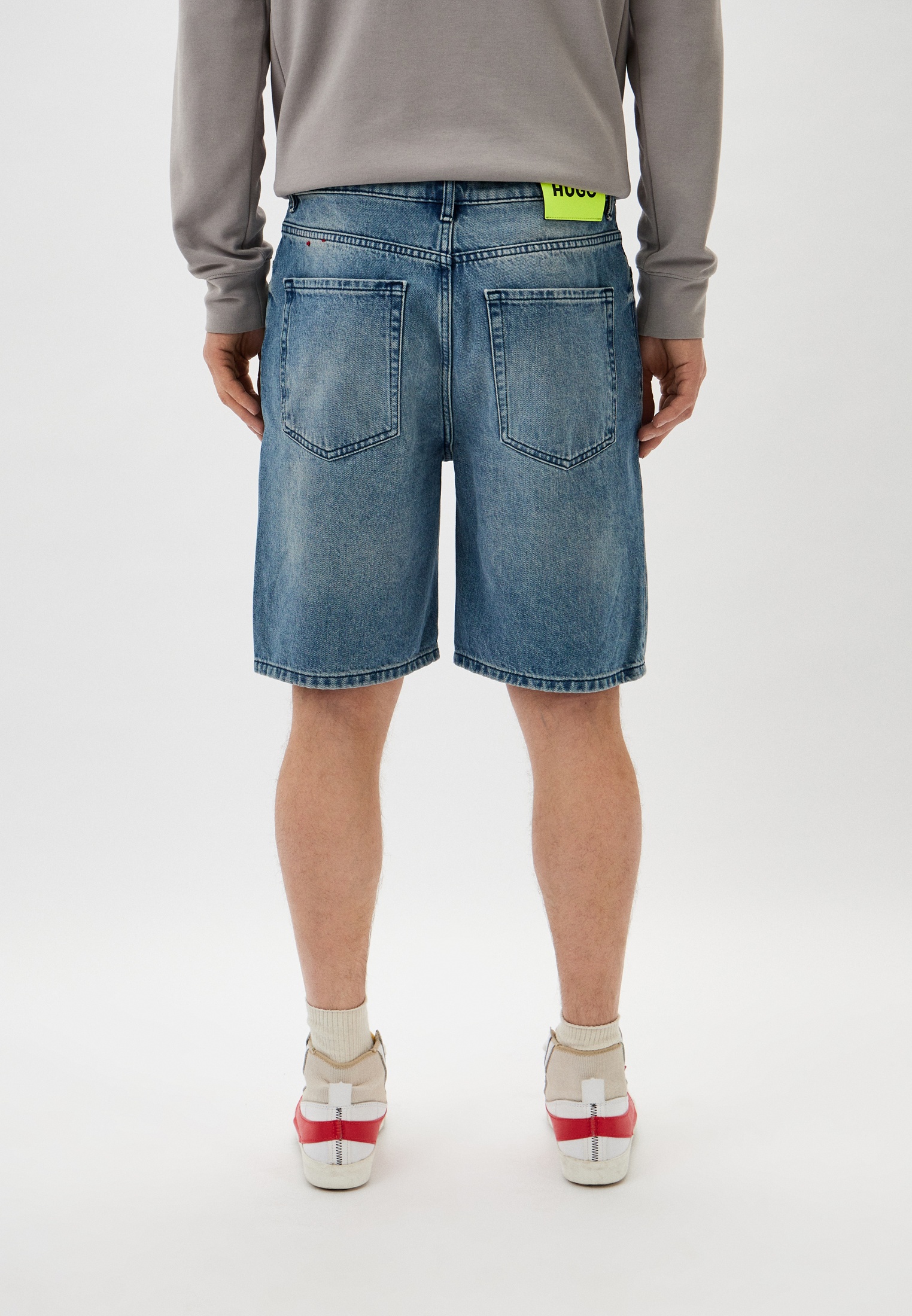 Мужские джинсовые шорты Hugo (Хуго) 50511394: изображение 3