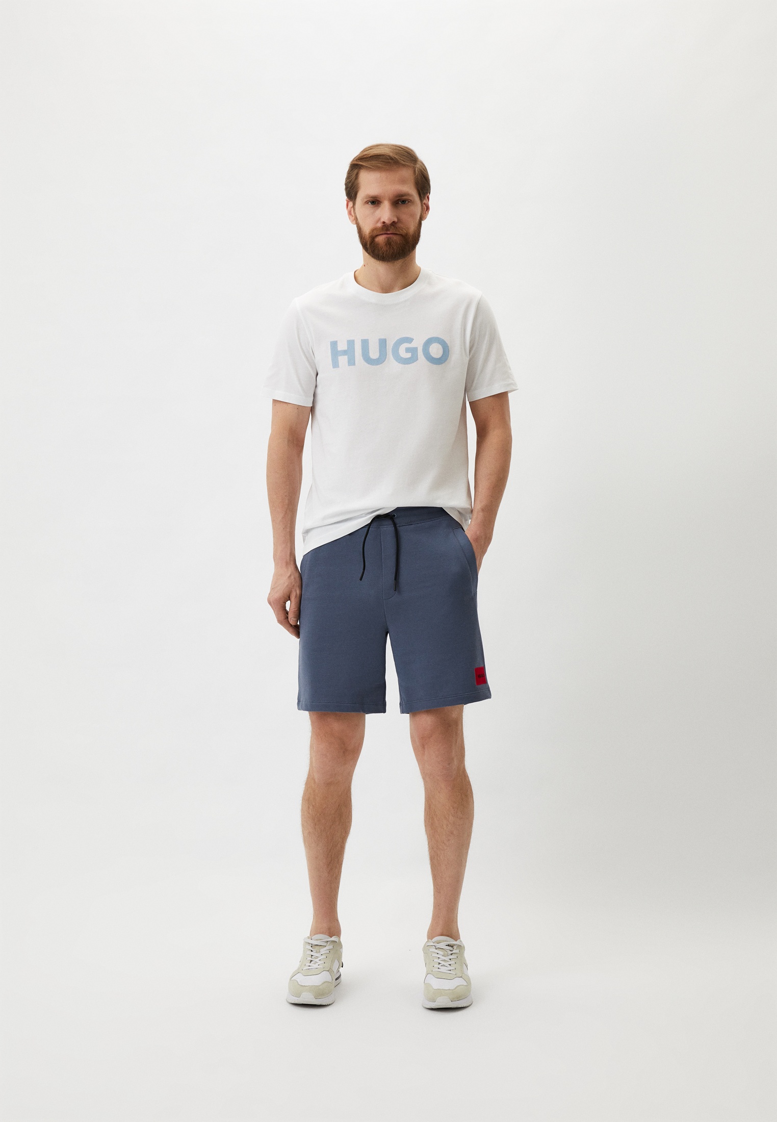 Мужские повседневные шорты Hugo (Хуго) 50466196: изображение 18