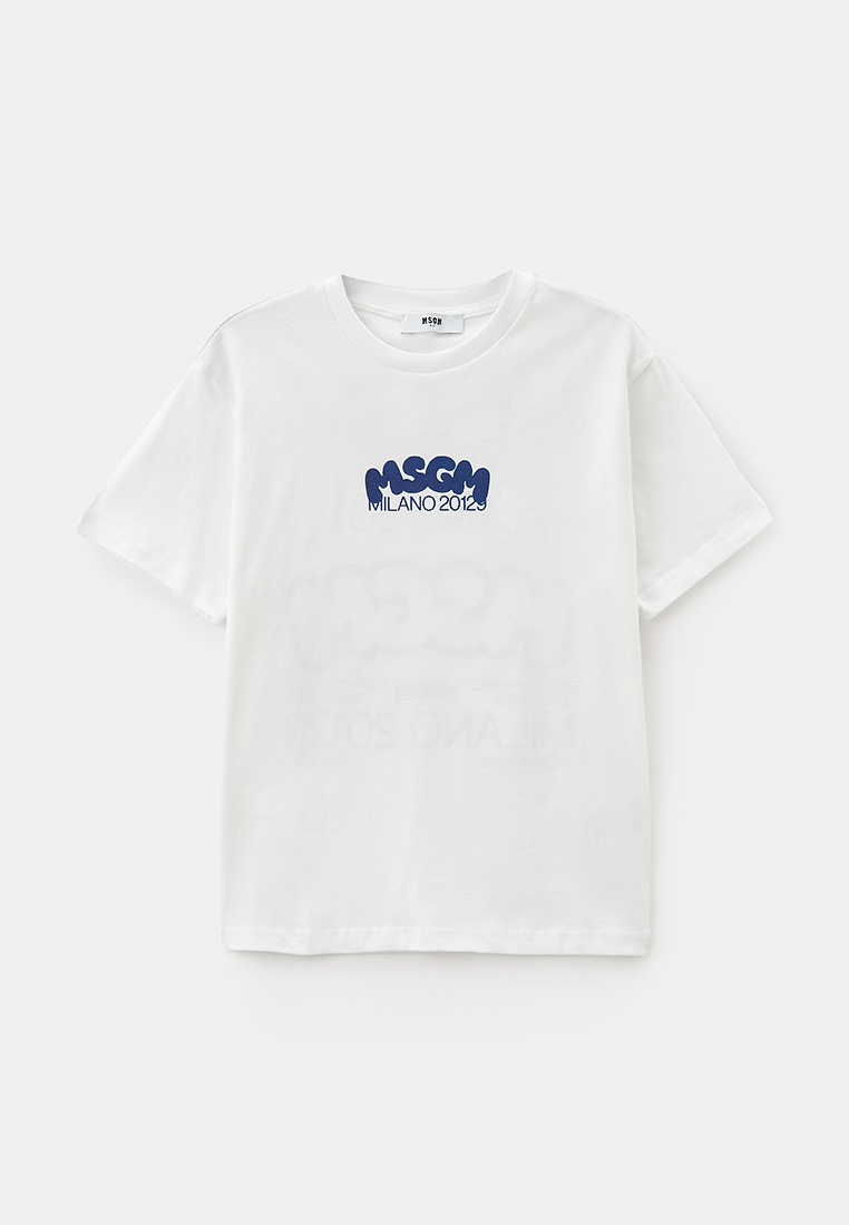 Футболка с коротким рукавом MSGM Kids S4MSJBTH256