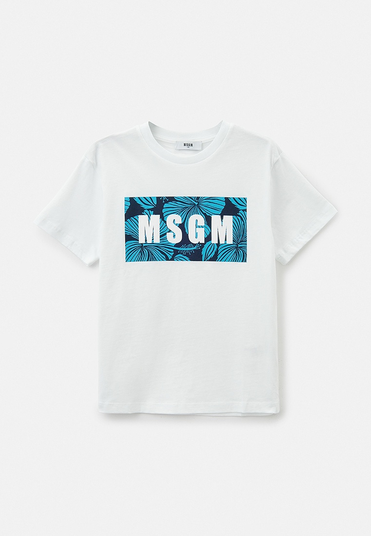 Футболка с коротким рукавом MSGM Kids S4MSJBTH257