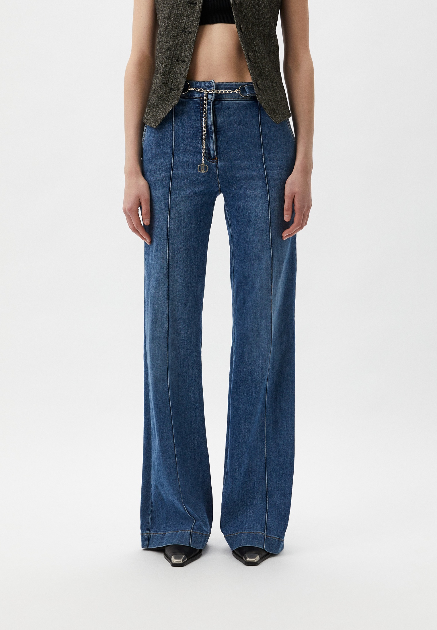 Широкие и расклешенные джинсы Liu Jo (Лиу Джо) CA4364 D4448
