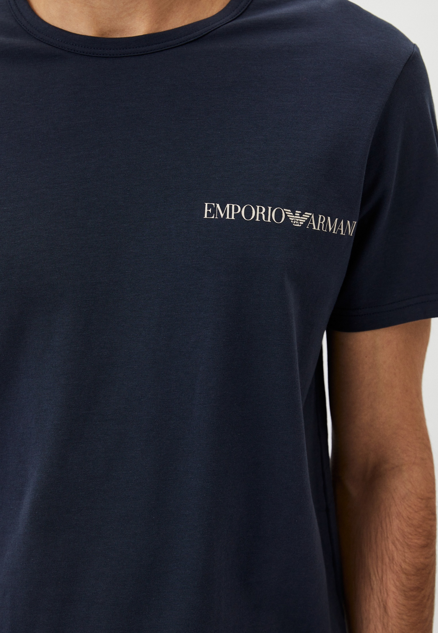 Домашняя футболка Emporio Armani (Эмпорио Армани) 111267 4R717: изображение 10