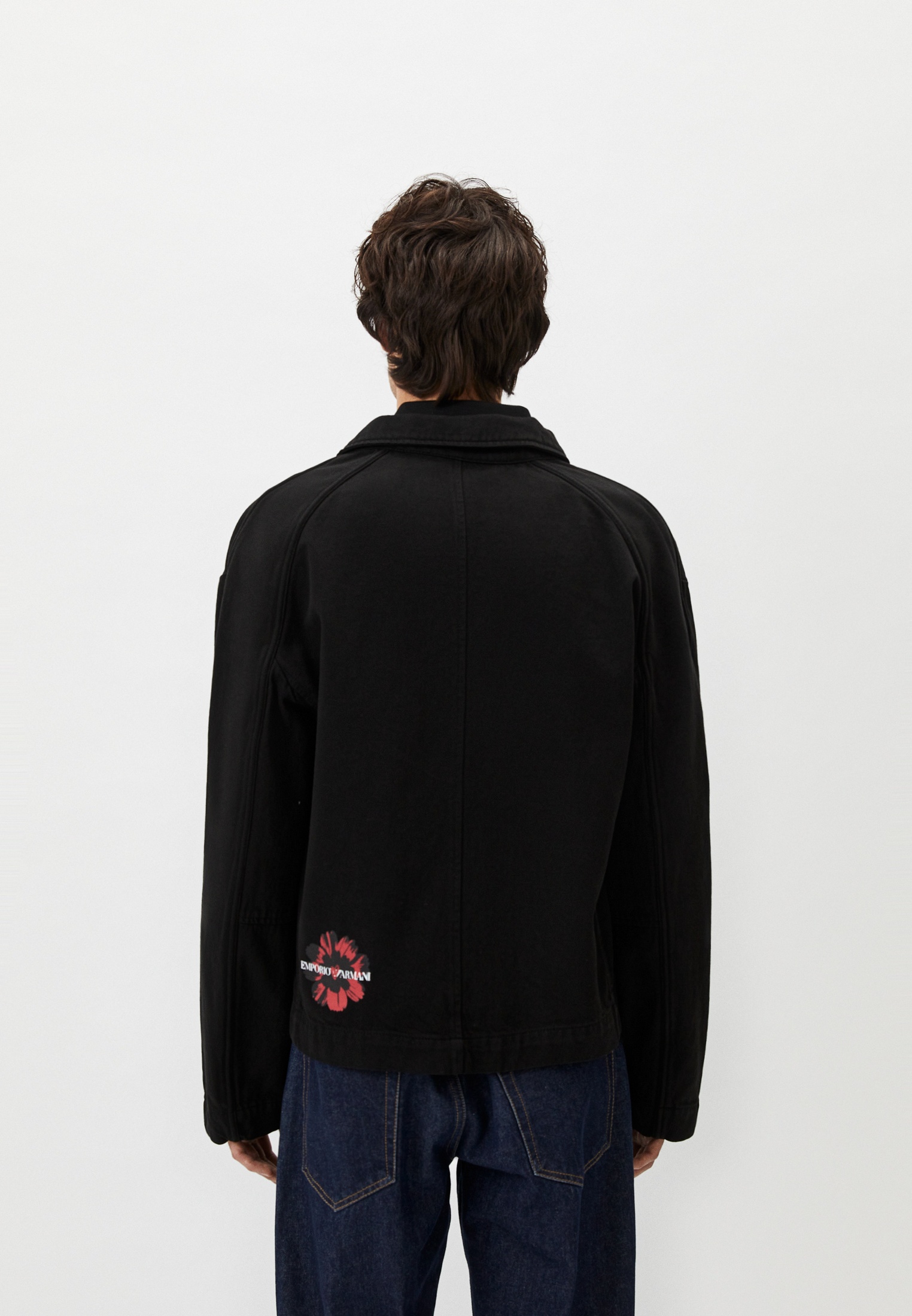 Джинсовая куртка Emporio Armani (Эмпорио Армани) 3D1B8R 1K2HZ: изображение 3