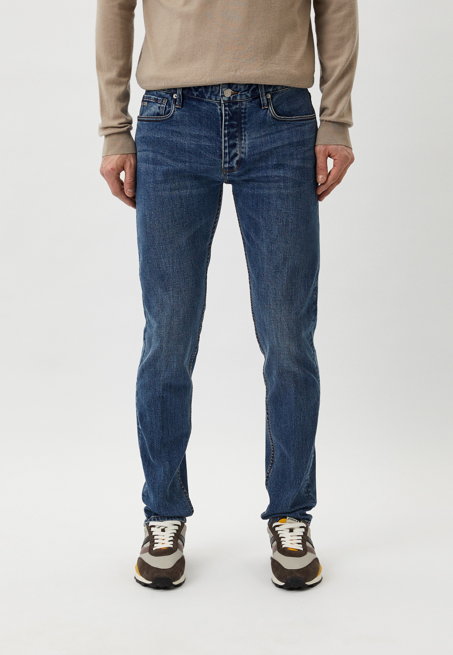 Мужские зауженные джинсы Emporio Armani (Эмпорио Армани) 3D1J75 1DRRZ: изображение 1