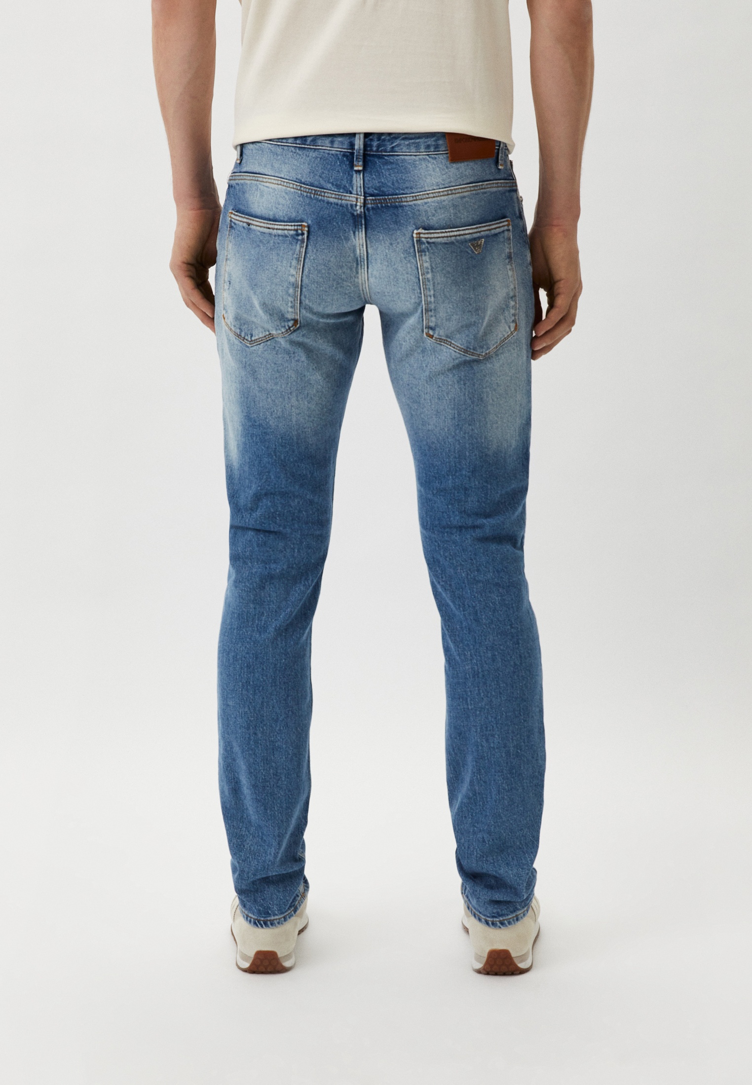 Мужские прямые джинсы Emporio Armani (Эмпорио Армани) 3D1J06 1D06Z: изображение 3