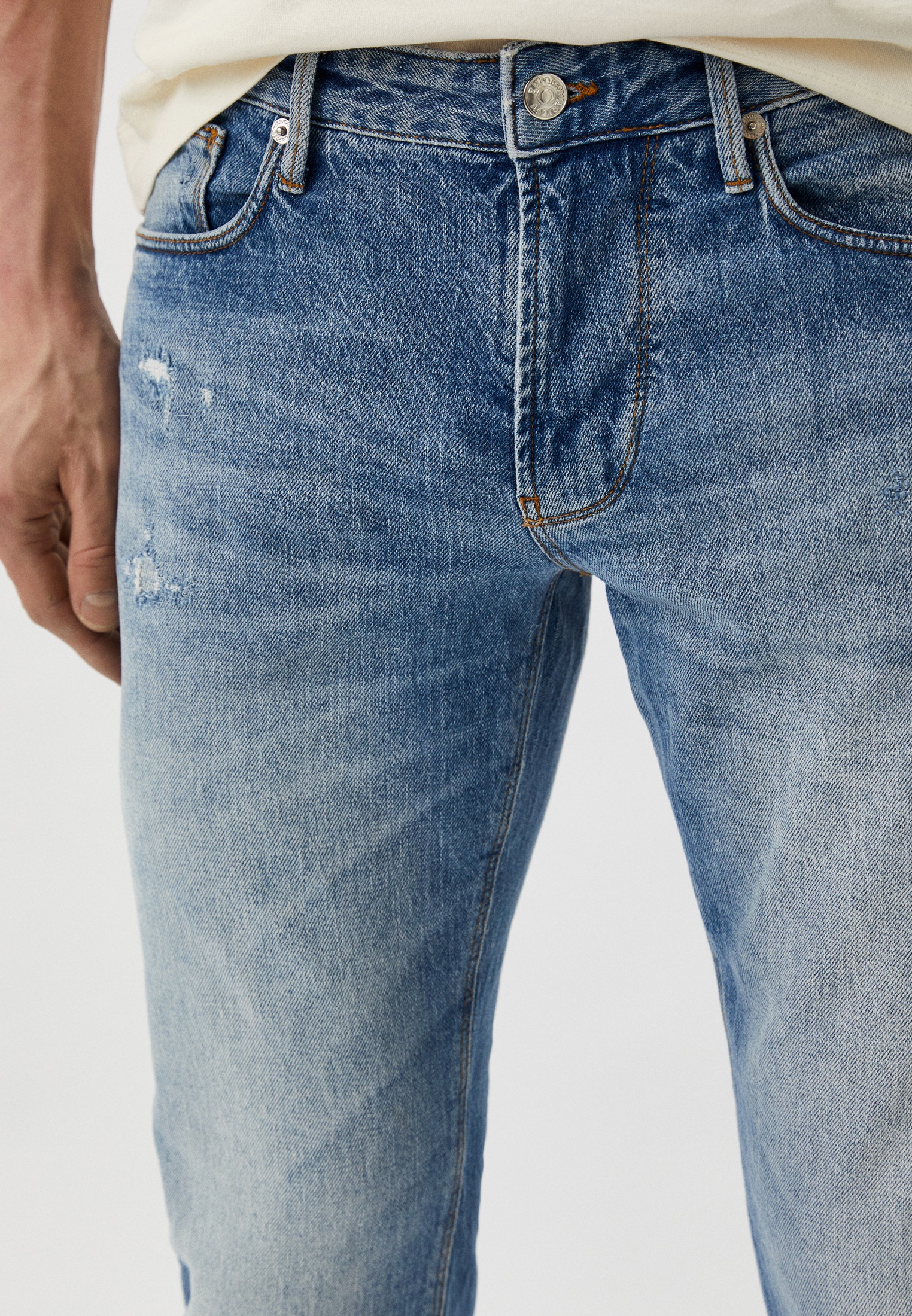 Мужские прямые джинсы Emporio Armani (Эмпорио Армани) 3D1J06 1D06Z: изображение 4