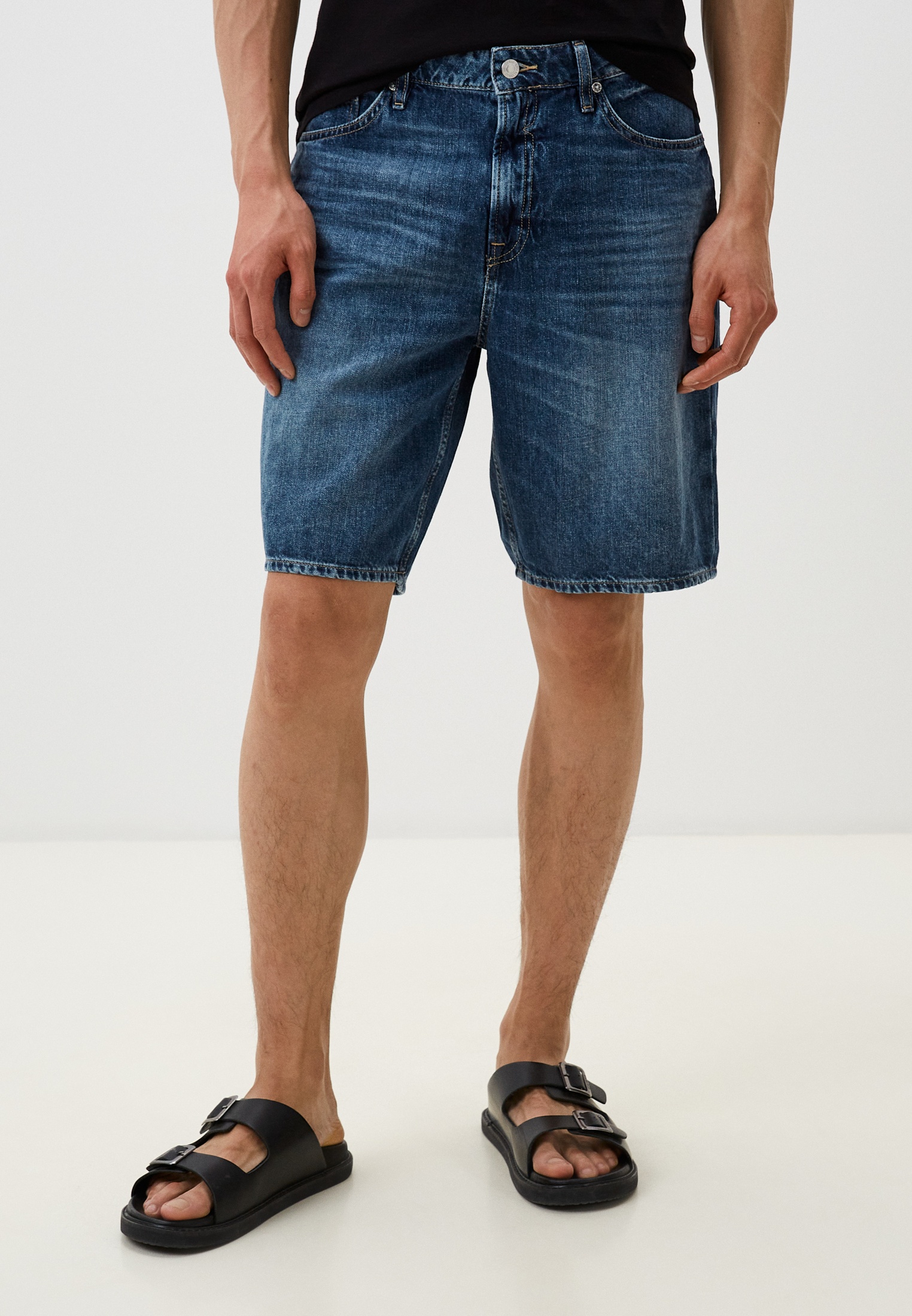 Мужские джинсовые шорты Guess (Гесс) M4GD27D5AY1