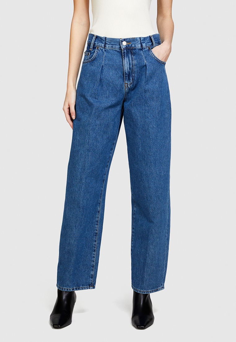 Широкие и расклешенные джинсы Sisley (Сислей) 4GDTLE03C