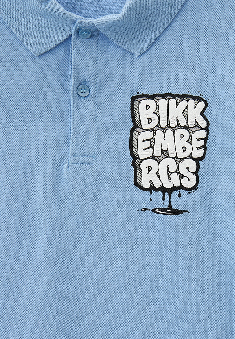 Поло футболки для мальчиков Bikkembergs (Биккембергс) BK2493: изображение 3