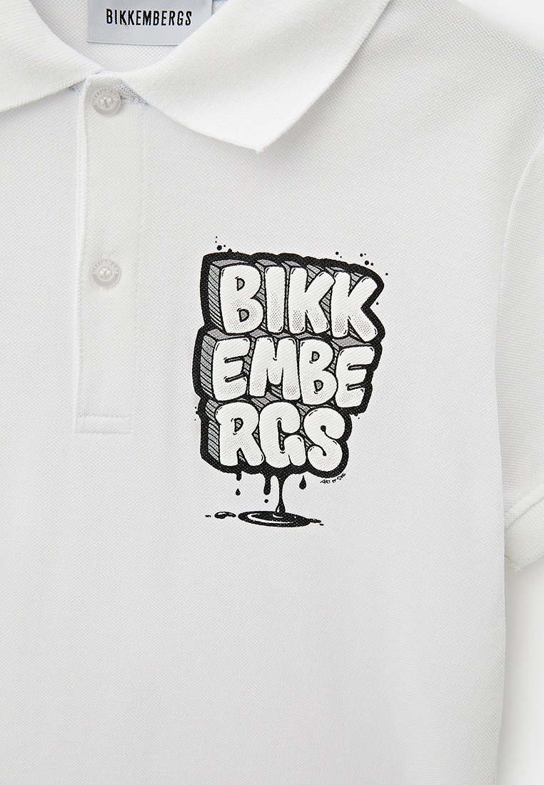 Поло футболки для мальчиков Bikkembergs (Биккембергс) BK2493: изображение 3