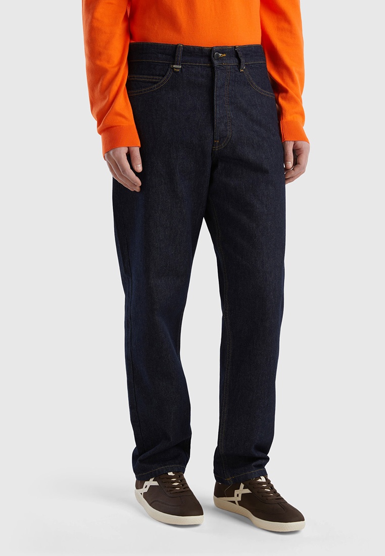 Мужские прямые джинсы United Colors of Benetton (Юнайтед Колорс оф Бенеттон) 4VKEUE01D