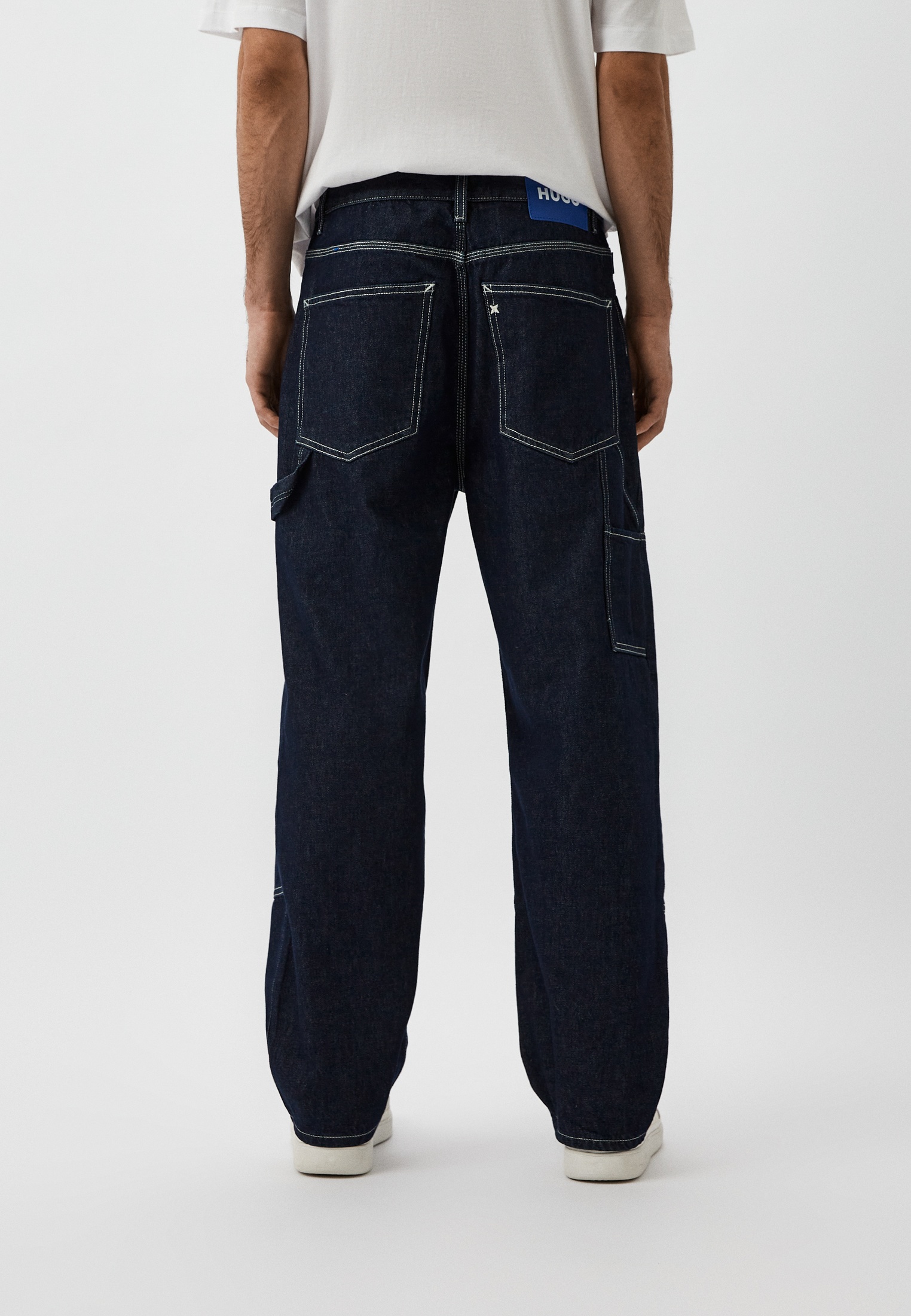 Мужские прямые джинсы Hugo (Хуго) 50511527: изображение 3