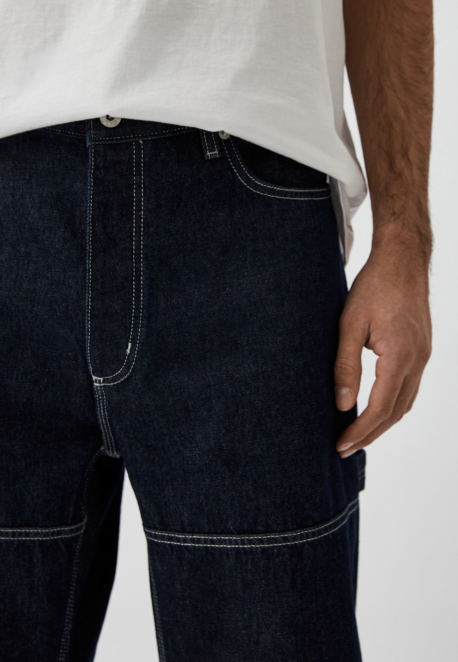 Мужские прямые джинсы Hugo (Хуго) 50511527: изображение 4