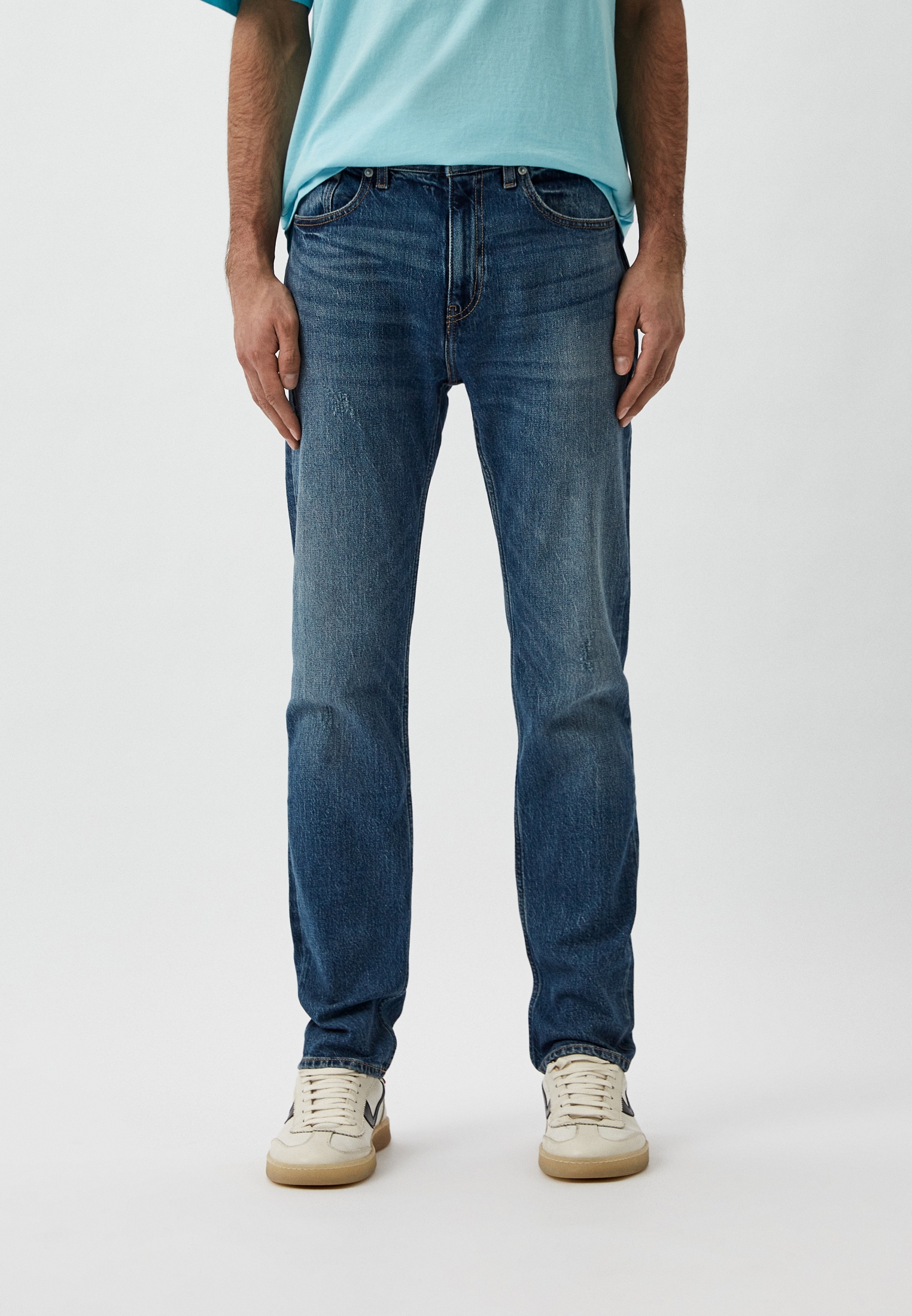 Мужские зауженные джинсы Hugo (Хуго) 50513575: изображение 1