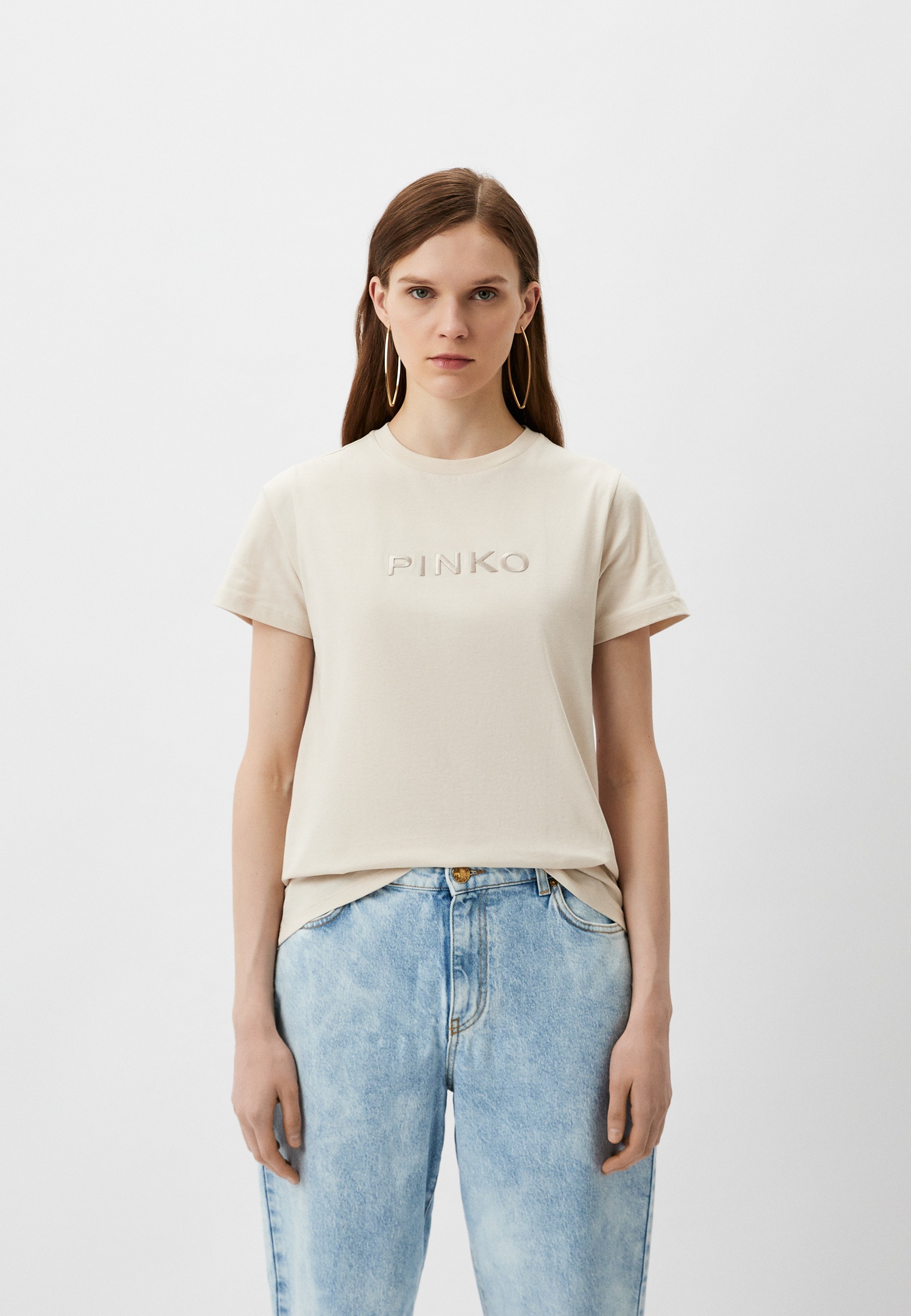 Футболка с коротким рукавом Pinko (Пинко) 101752A1NW