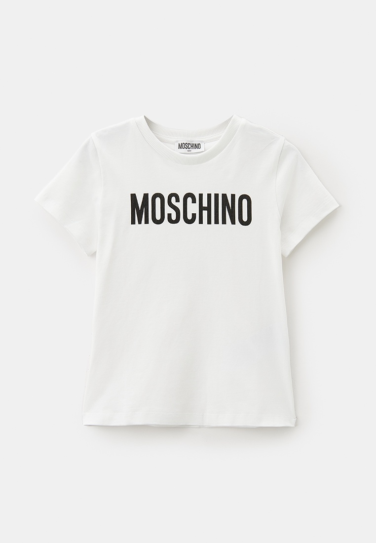 Футболка с коротким рукавом Moschino Kid HQM03T LBA10