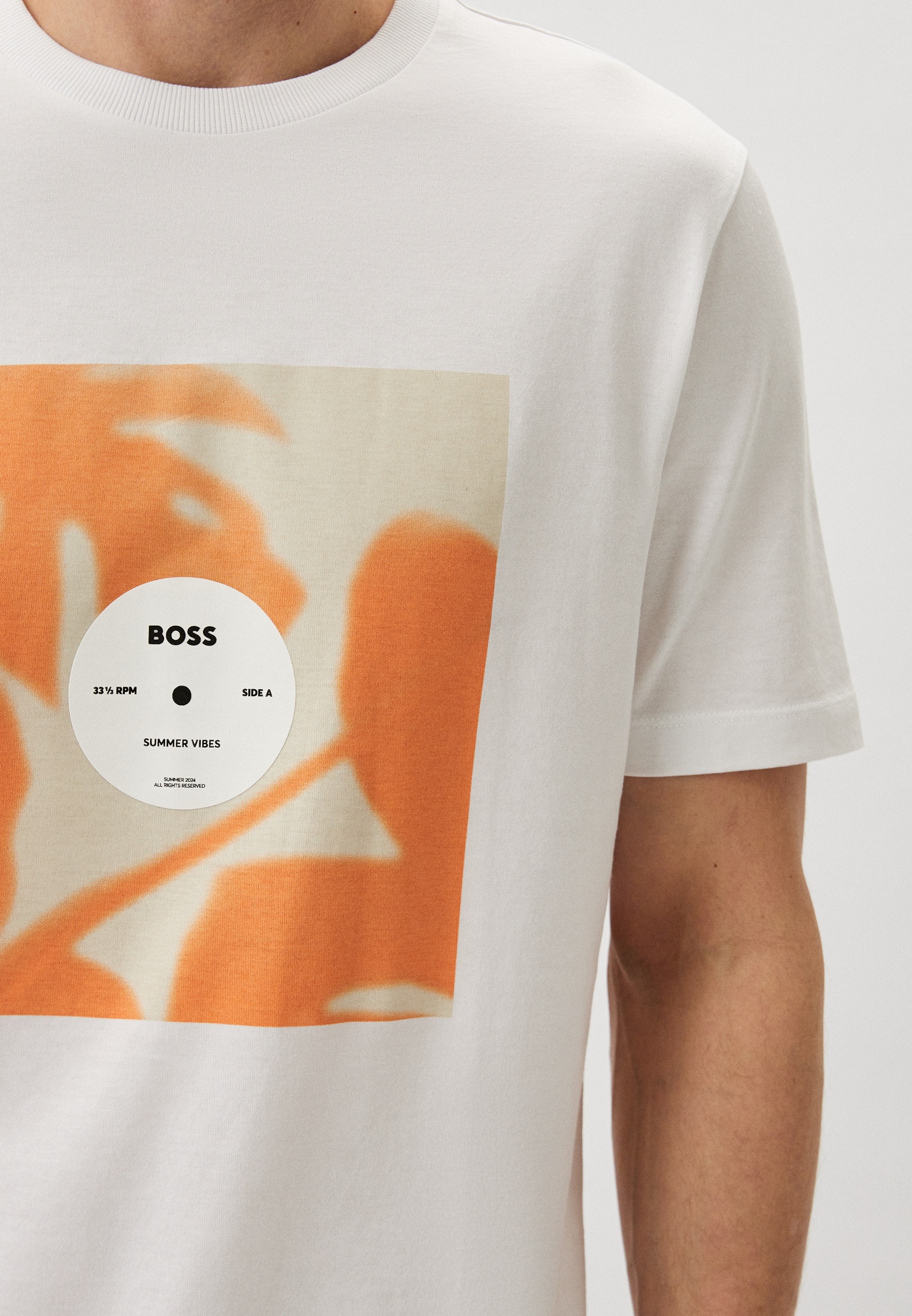 Мужская футболка Boss (Босс) 50512132: изображение 4