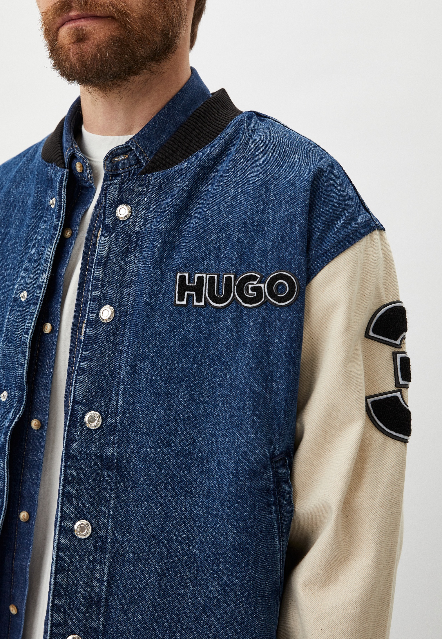 Джинсовая куртка Hugo (Хуго) 50511551: изображение 5