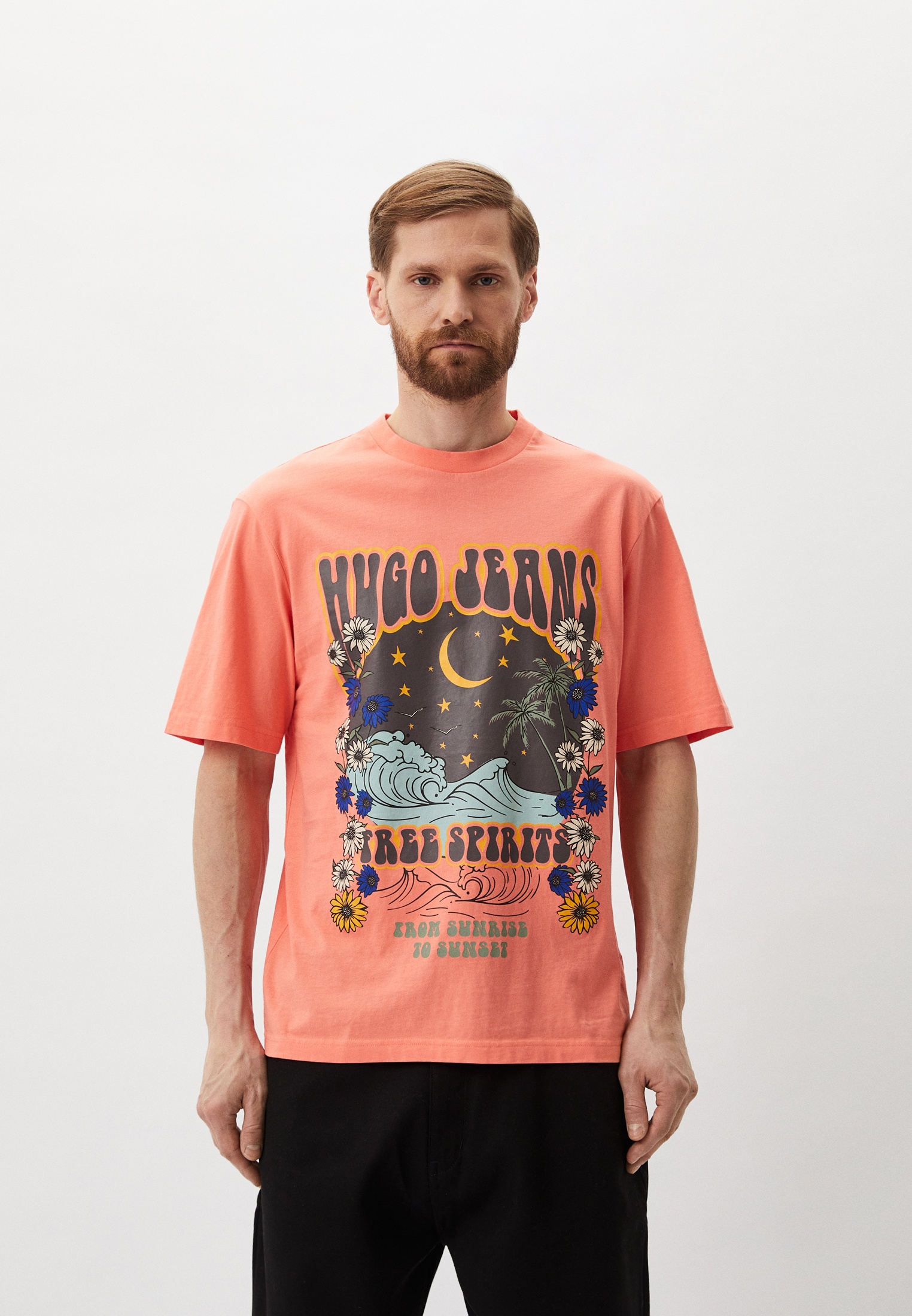 Мужская футболка Hugo (Хуго) 50513199: изображение 1