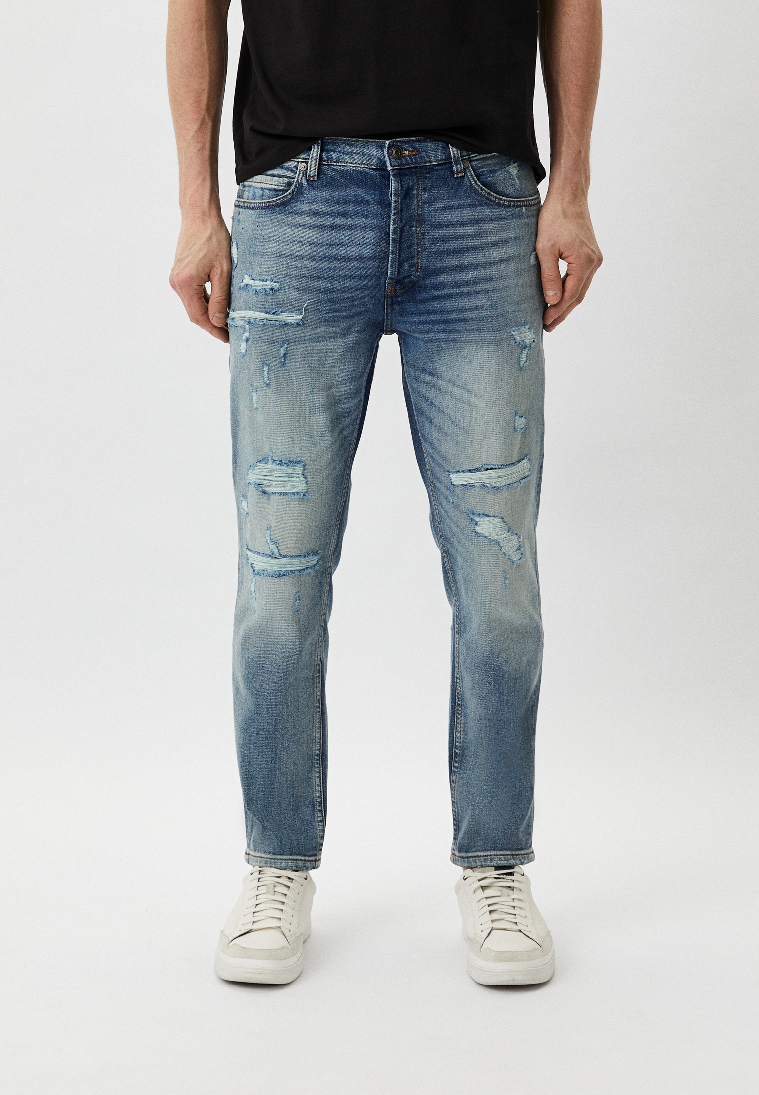 Мужские зауженные джинсы Hugo (Хуго) 50515303: изображение 1