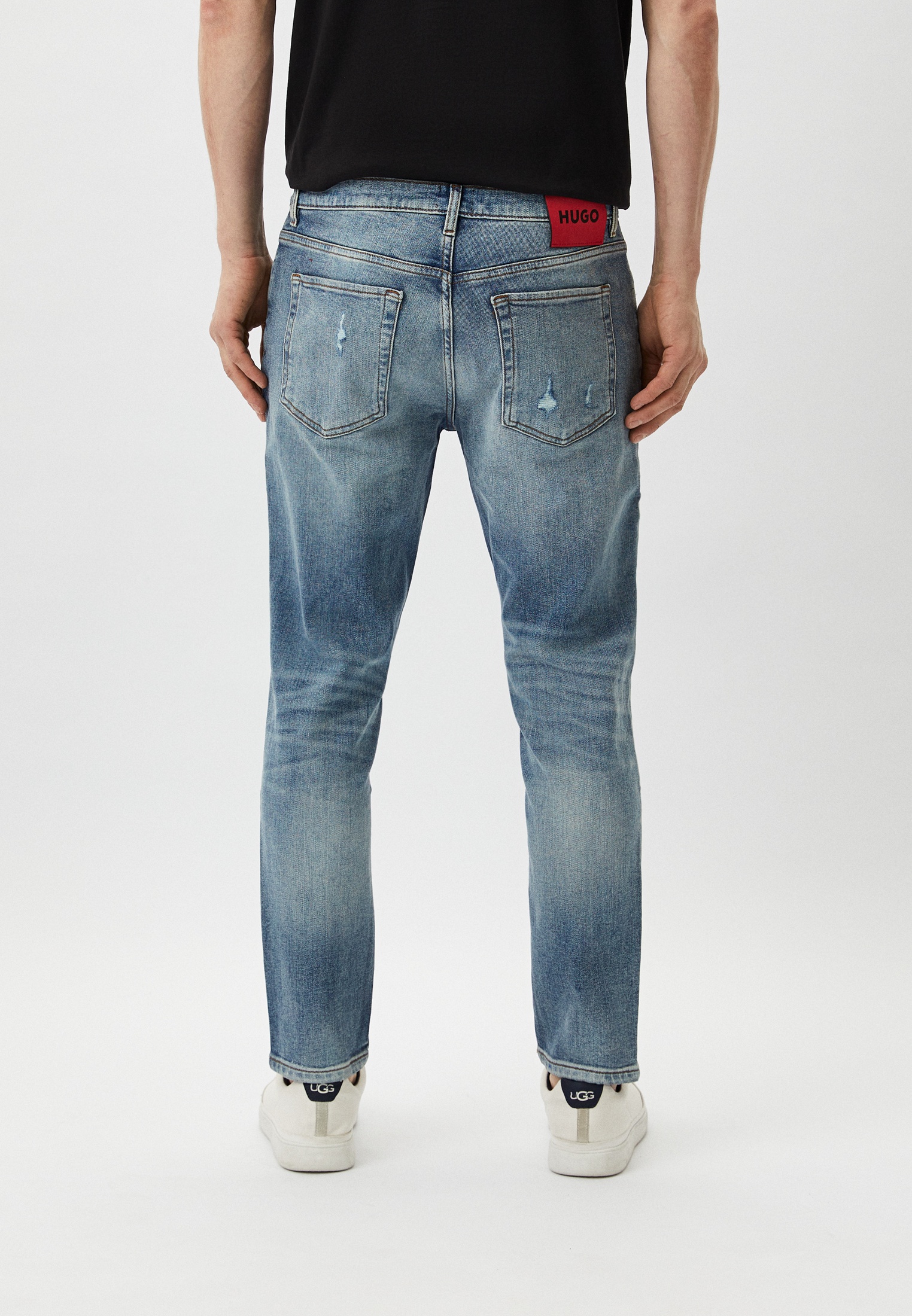 Мужские зауженные джинсы Hugo (Хуго) 50515303: изображение 3