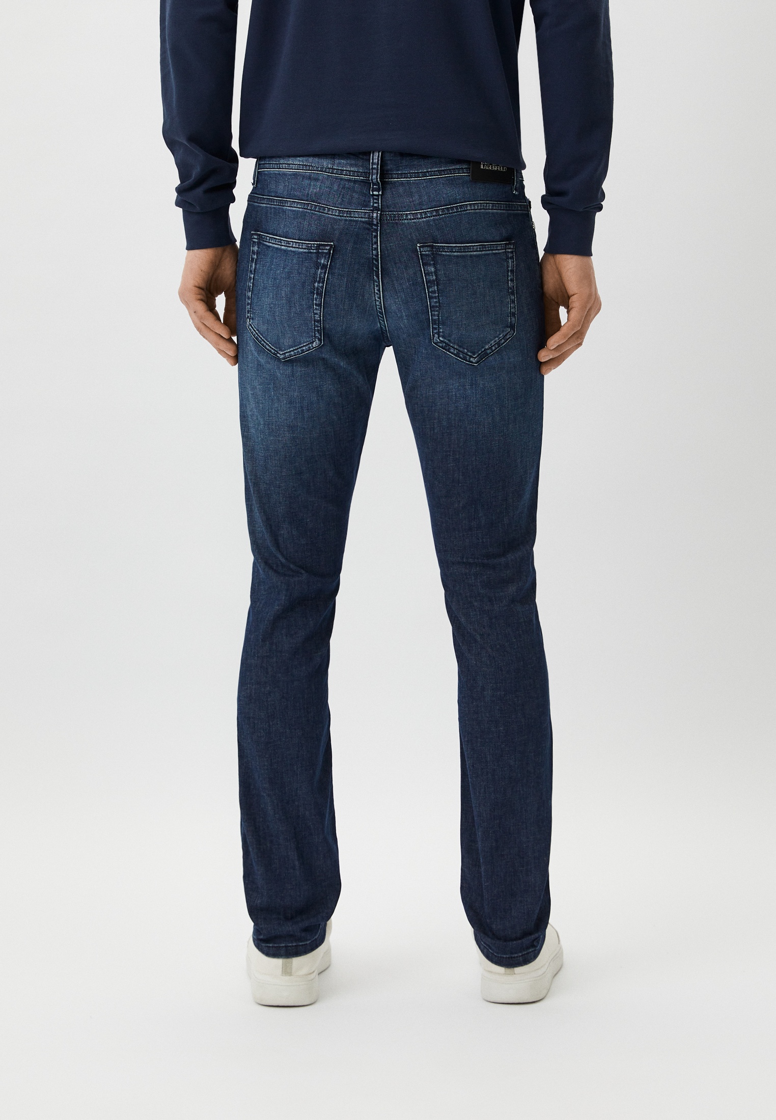 Мужские зауженные джинсы Karl Lagerfeld (Карл Лагерфельд) 265840-542833: изображение 3