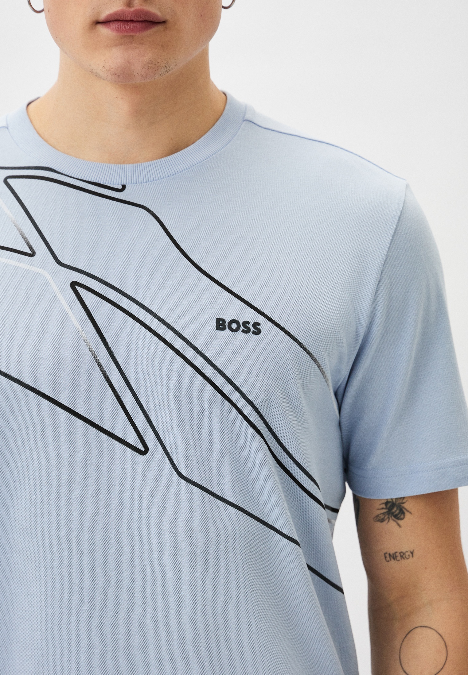 Мужская футболка Boss (Босс) 50513011: изображение 4