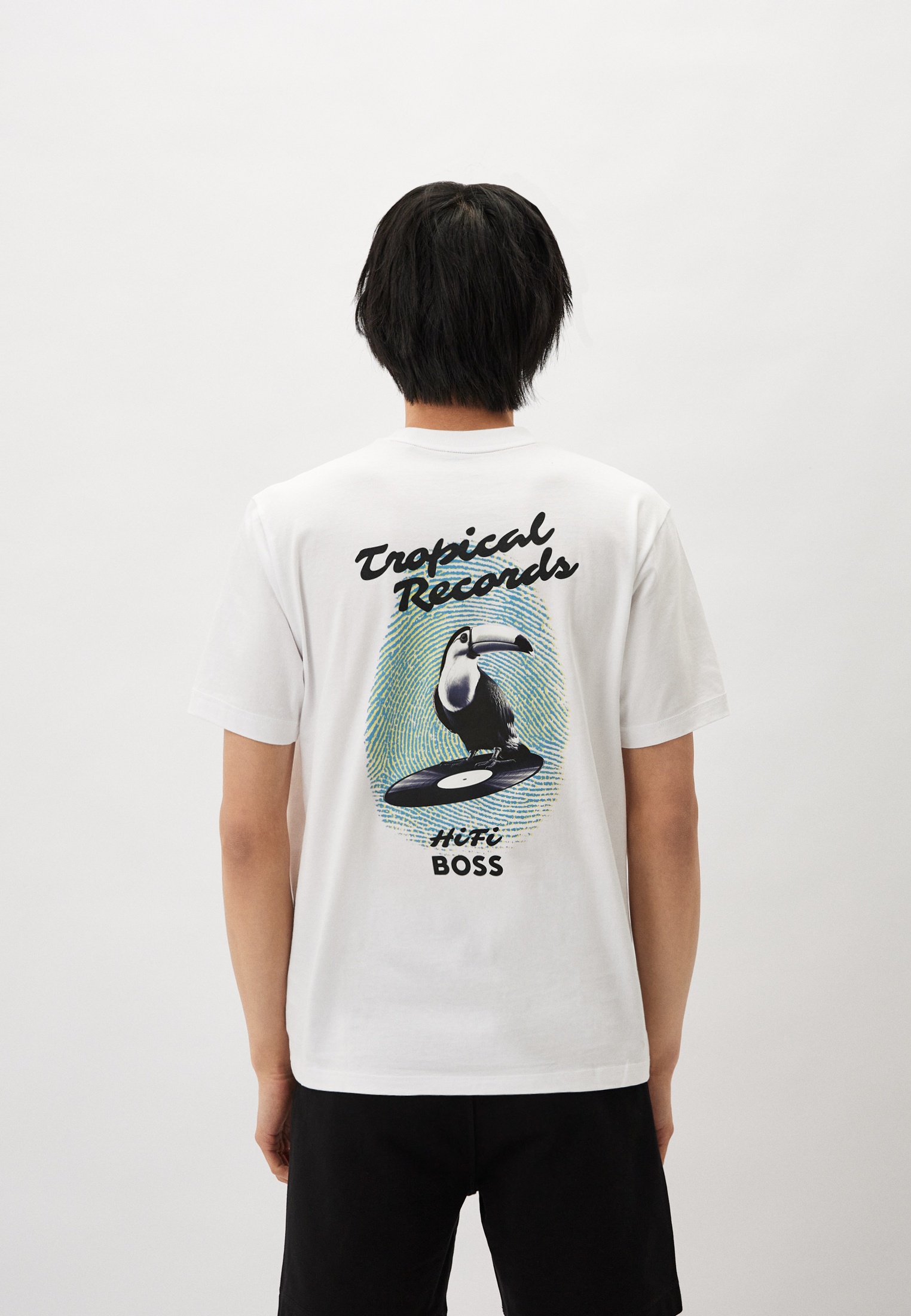 Мужская футболка Boss (Босс) 50515553: изображение 7