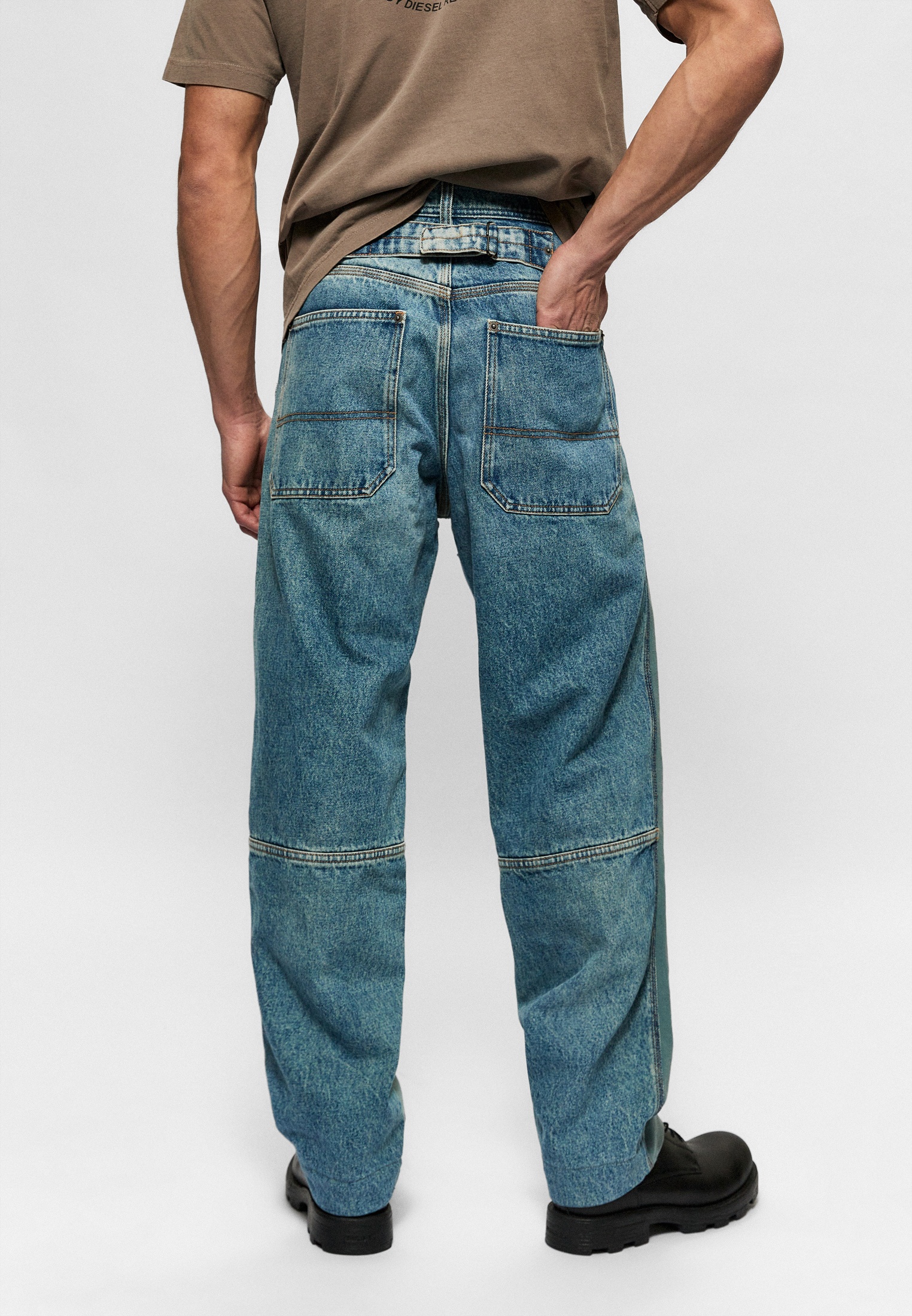 Мужские прямые джинсы Diesel (Дизель) A039050NCAL: изображение 3