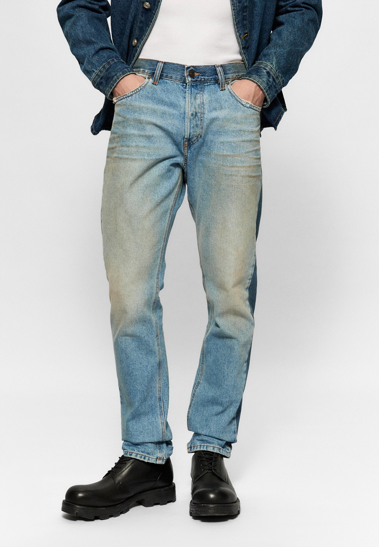 Мужские прямые джинсы Diesel (Дизель) A0711609E21