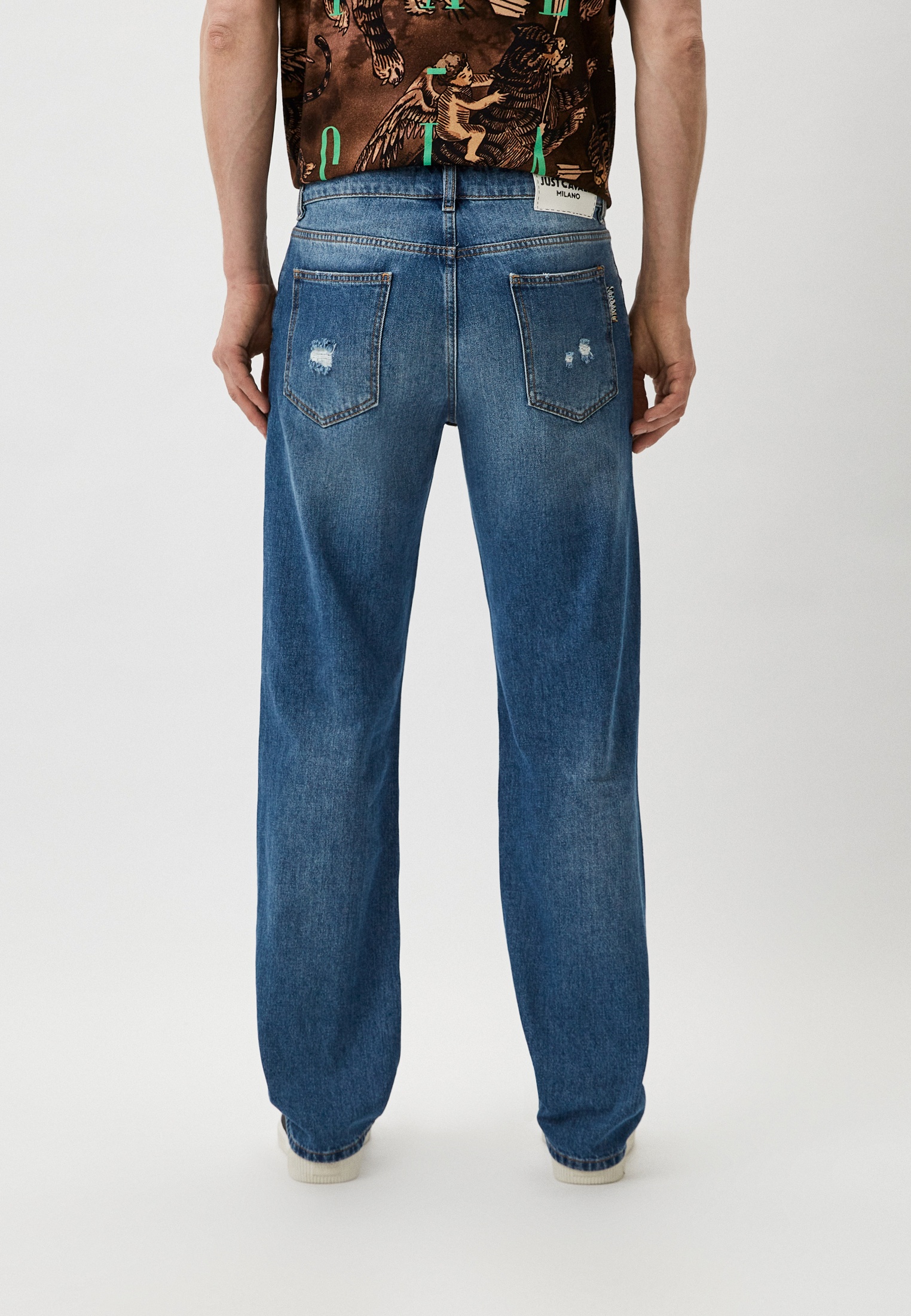 Мужские прямые джинсы Just Cavalli (Джаст Кавалли) 76OAB5R0DW079M30904: изображение 3