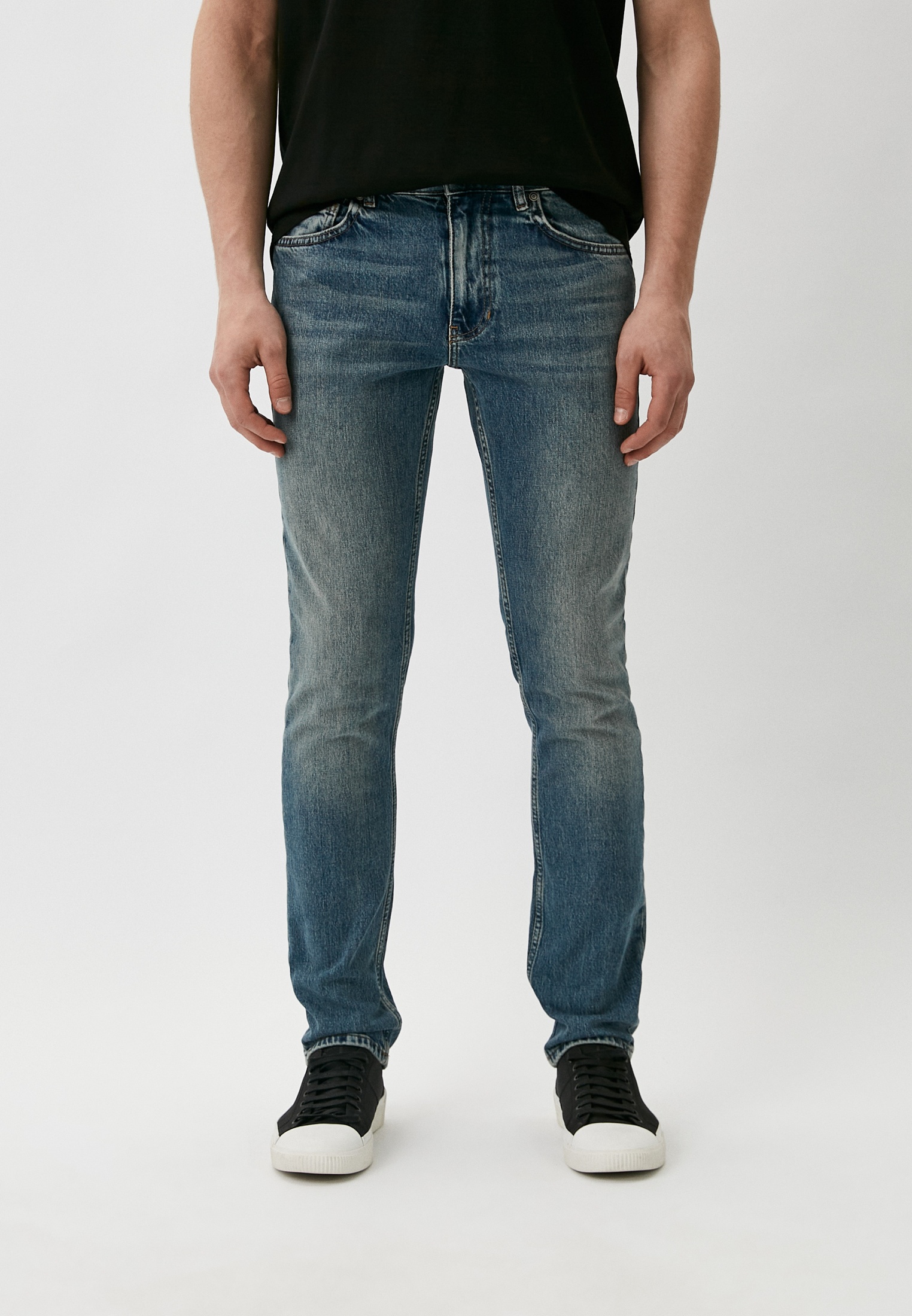 Мужские зауженные джинсы Just Cavalli (Джаст Кавалли) 76OAB5S0CDW82904: изображение 1