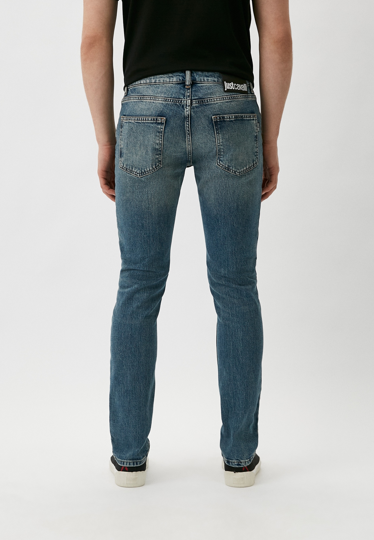 Мужские зауженные джинсы Just Cavalli (Джаст Кавалли) 76OAB5S0CDW82904: изображение 3