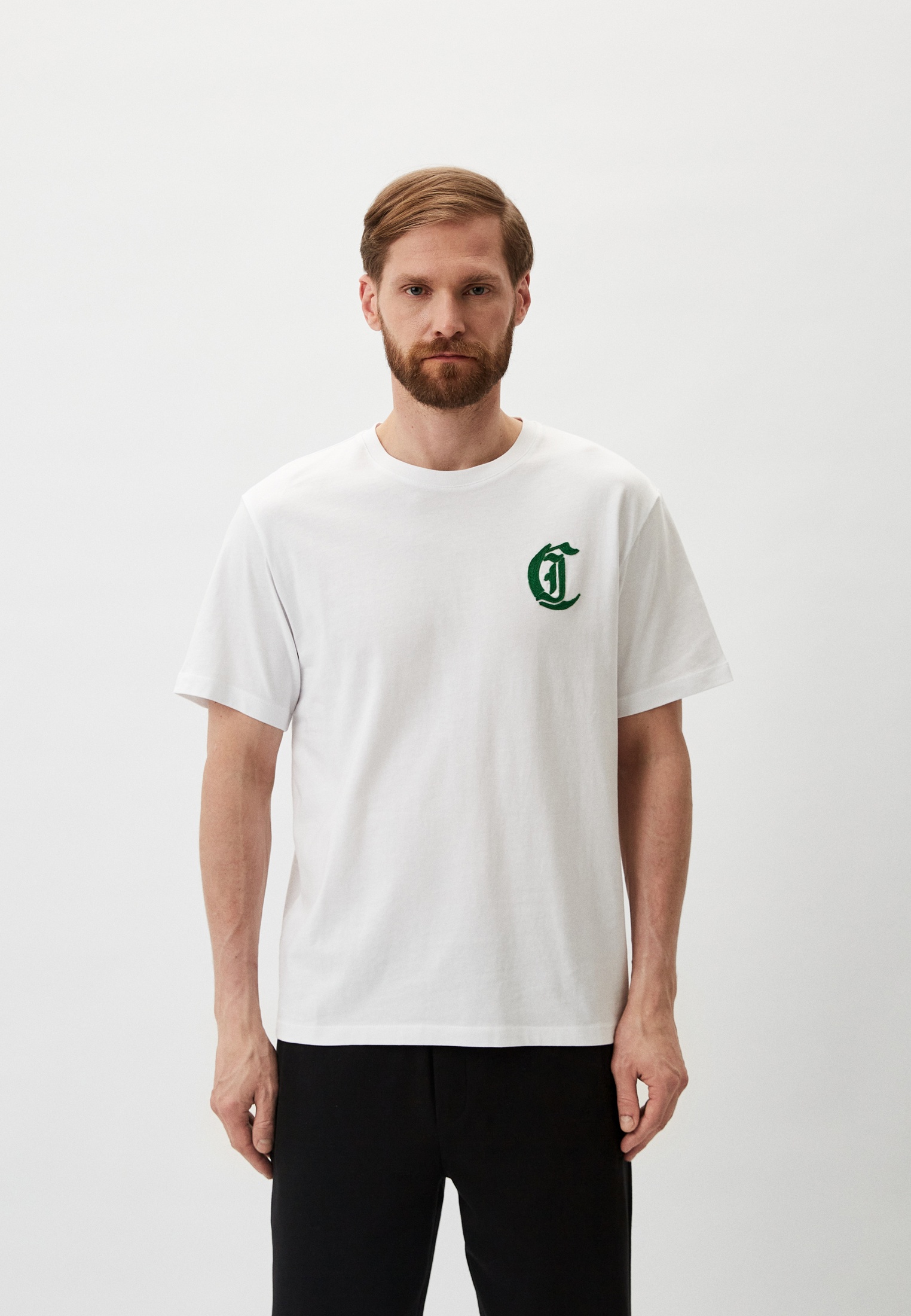 Мужская футболка Just Cavalli (Джаст Кавалли) 76OAHC09CJ618003: изображение 1