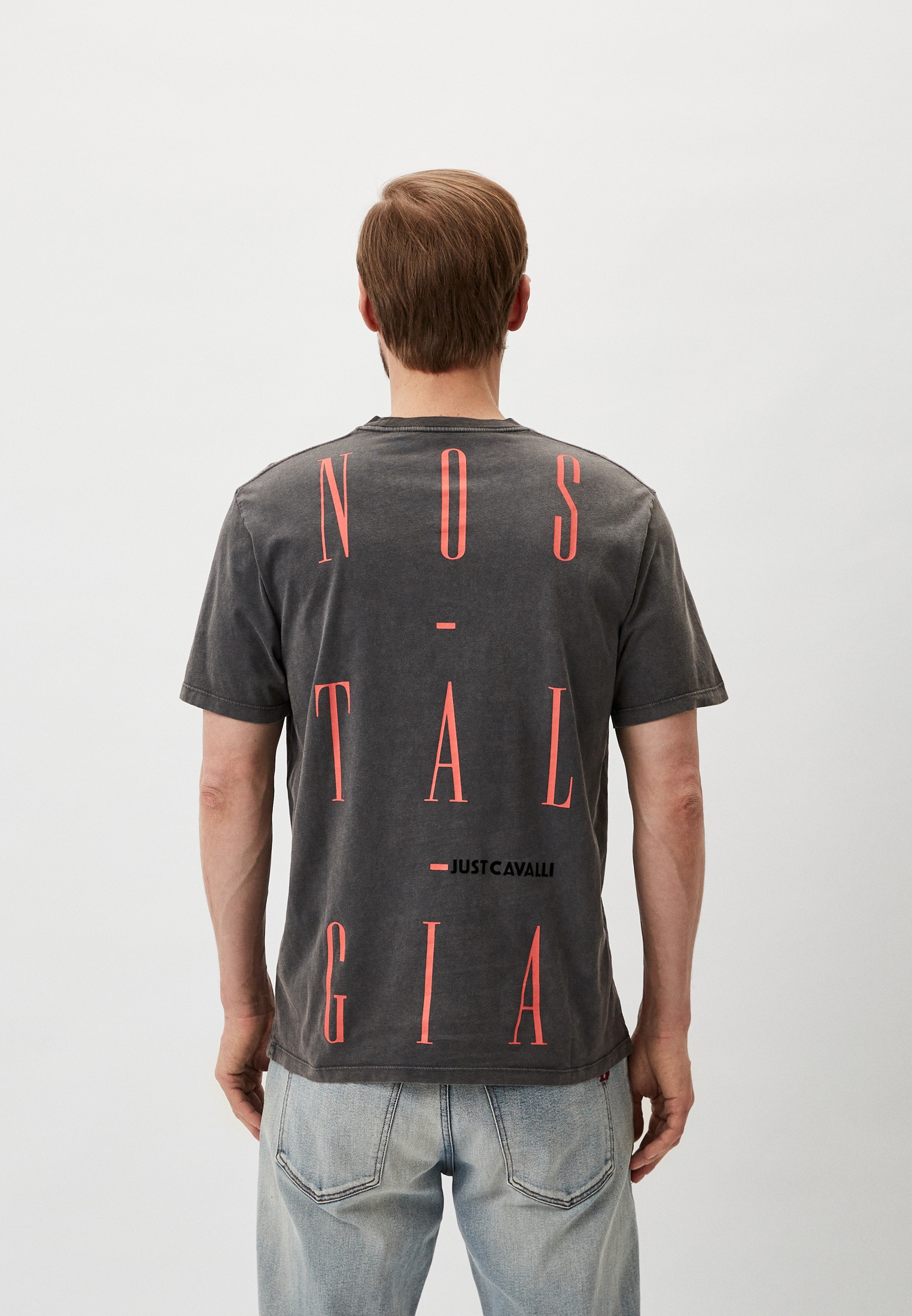 Мужская футболка Just Cavalli (Джаст Кавалли) 76OAHE04CJW13899: изображение 3