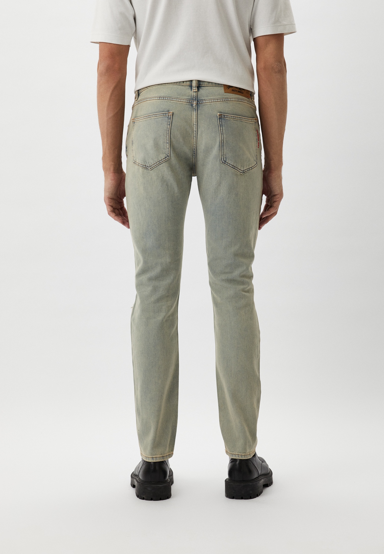 Мужские зауженные джинсы Just Cavalli (Джаст Кавалли) 76OAB5J0CDW93904: изображение 3