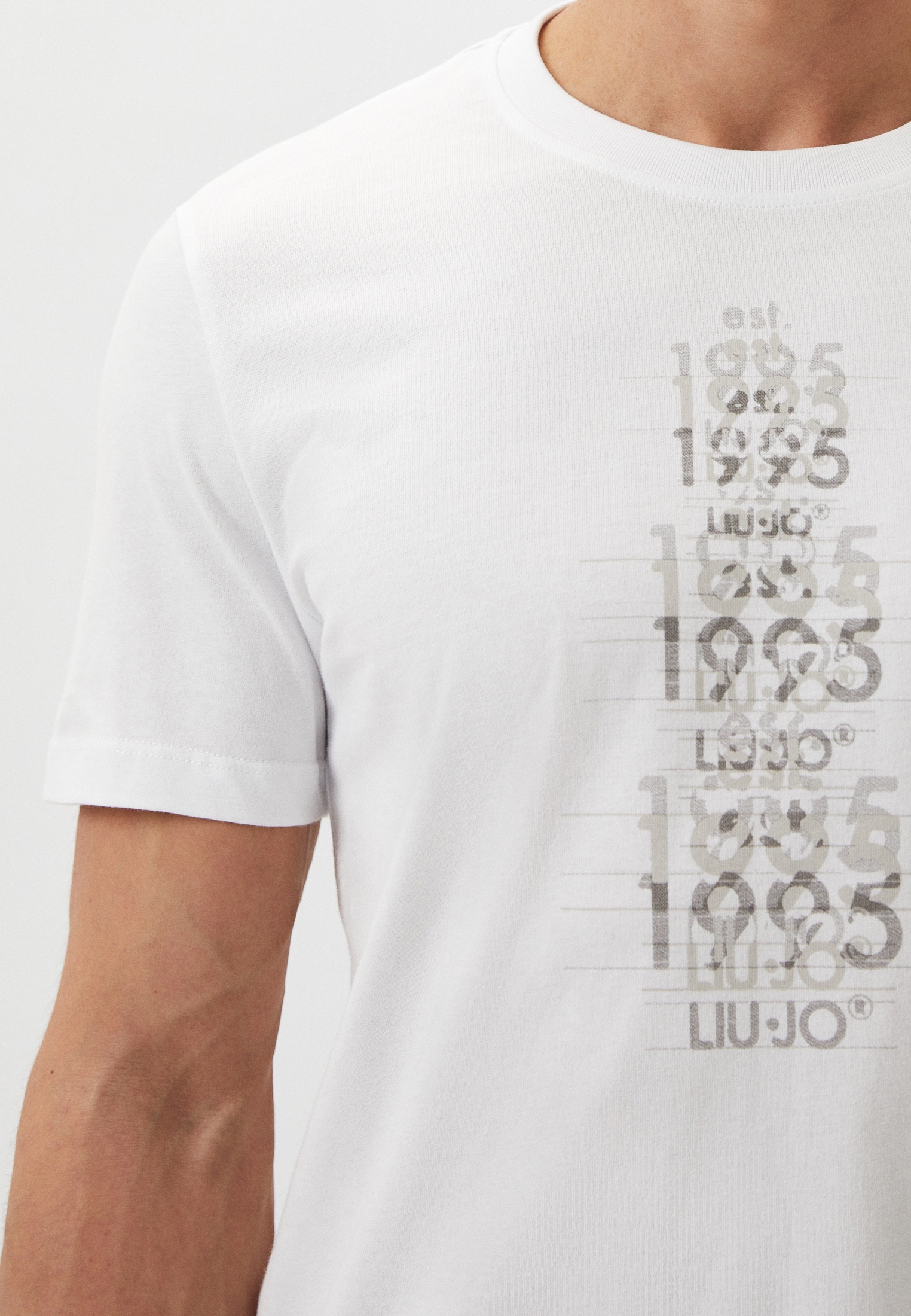 Мужская футболка Liu Jo Uomo (Лиу Джо Уомо) M124P204PRINTCOMF: изображение 4