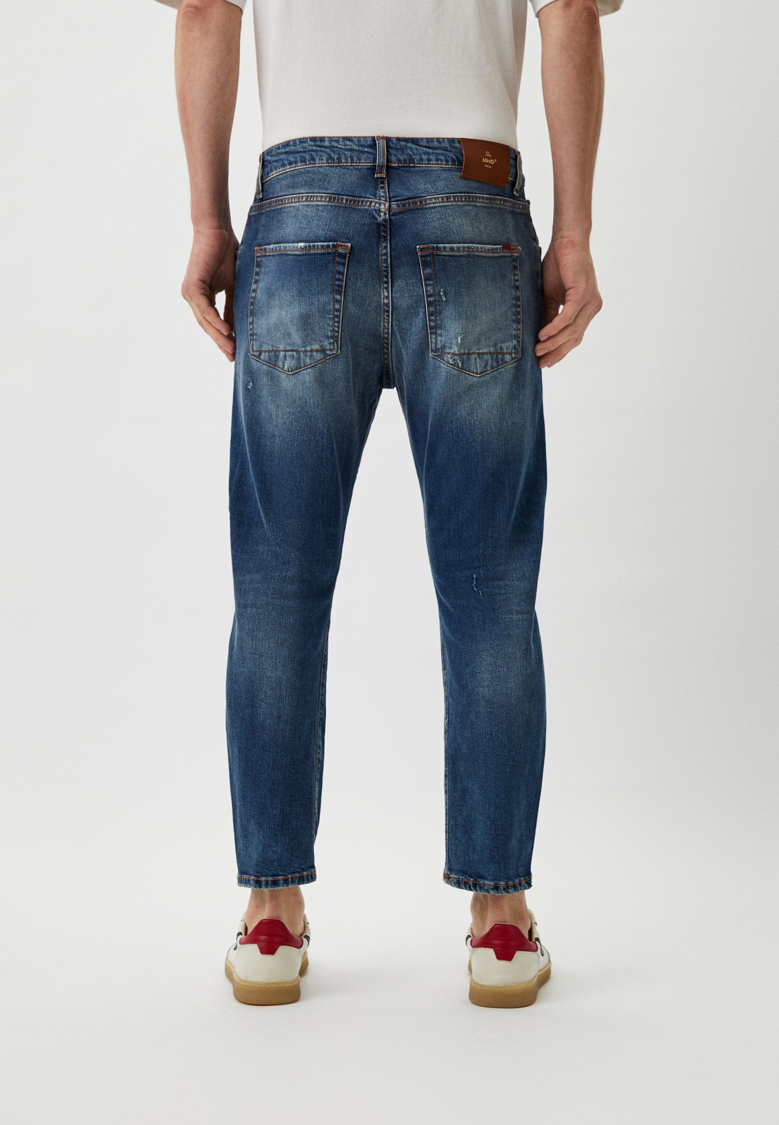 Мужские прямые джинсы Liu Jo Uomo (Лиу Джо Уомо) M124P304JOEMDBLUEST: изображение 3