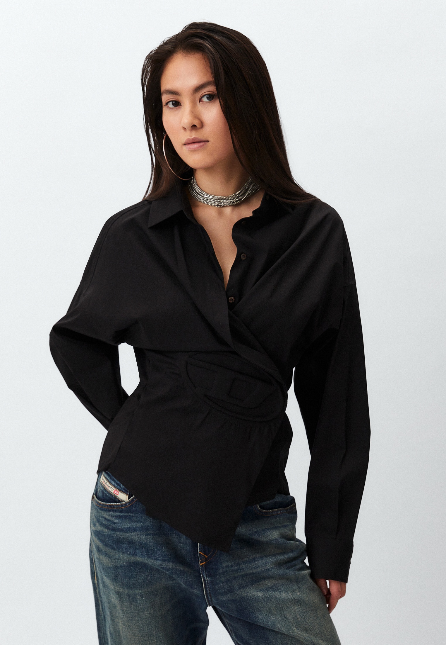 Женские рубашки с длинным рукавом Diesel (Дизель) A128750IMAL