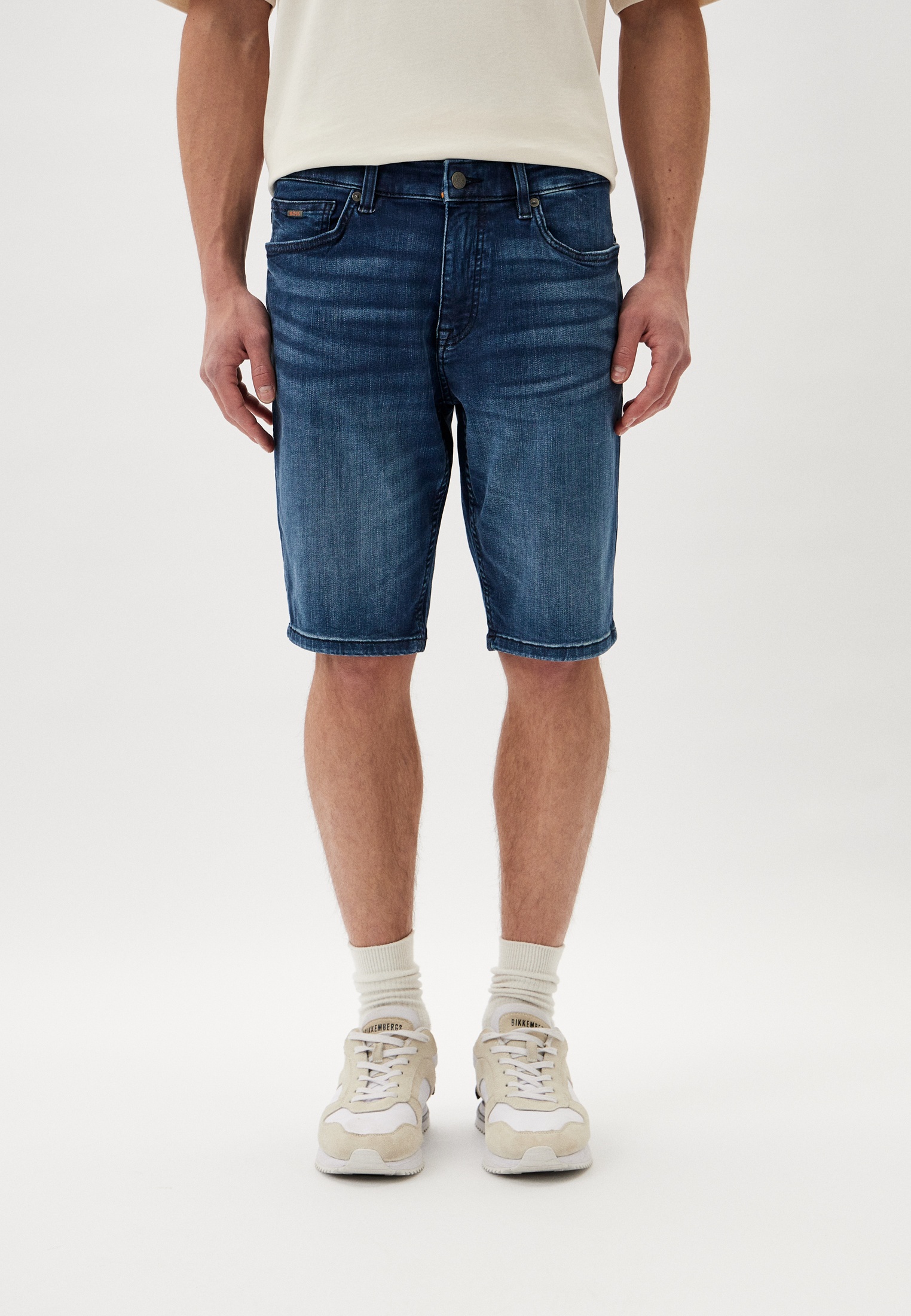Мужские джинсовые шорты Boss (Босс) 50513494: изображение 1