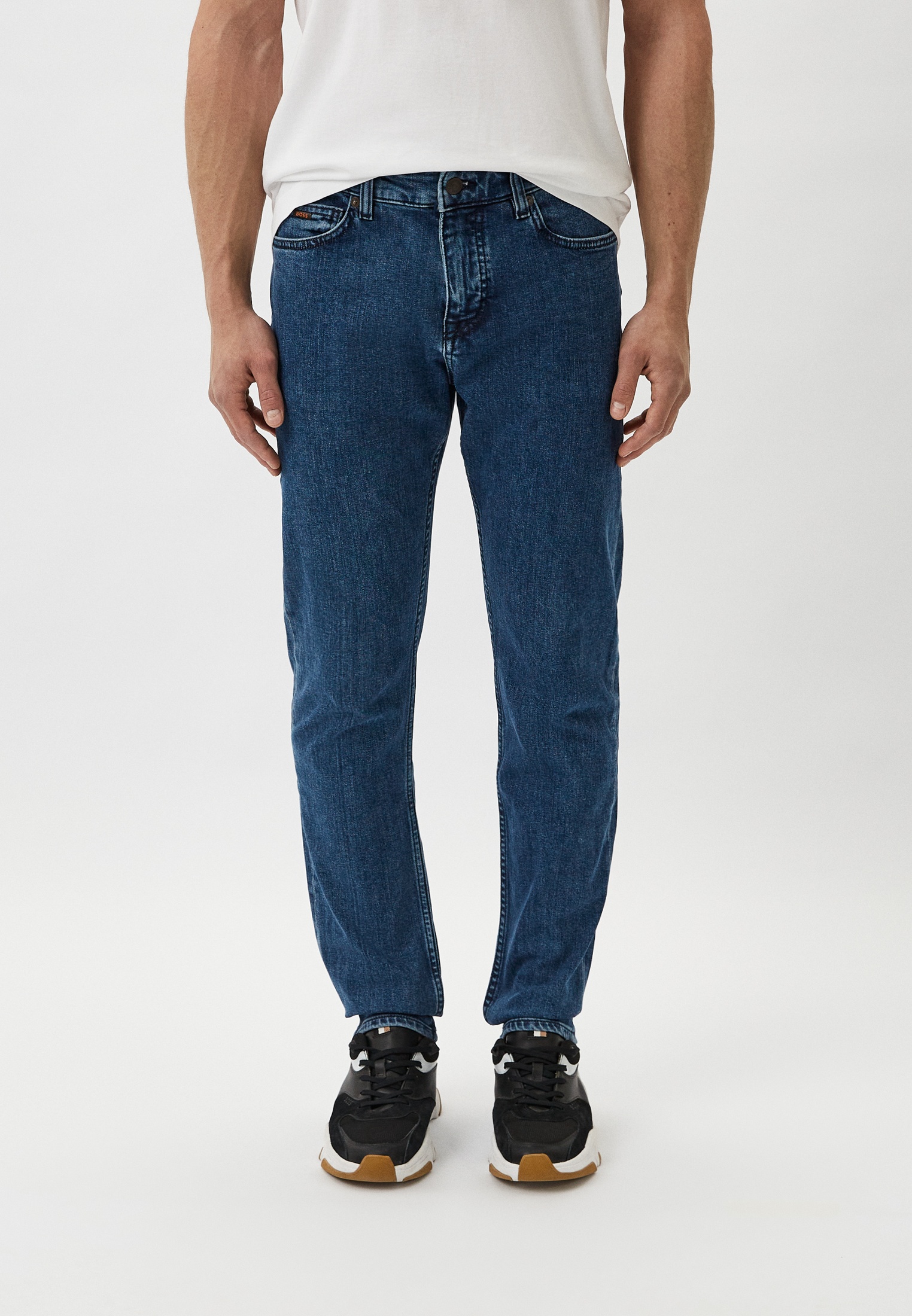 Мужские прямые джинсы Boss (Босс) 50513479: изображение 1